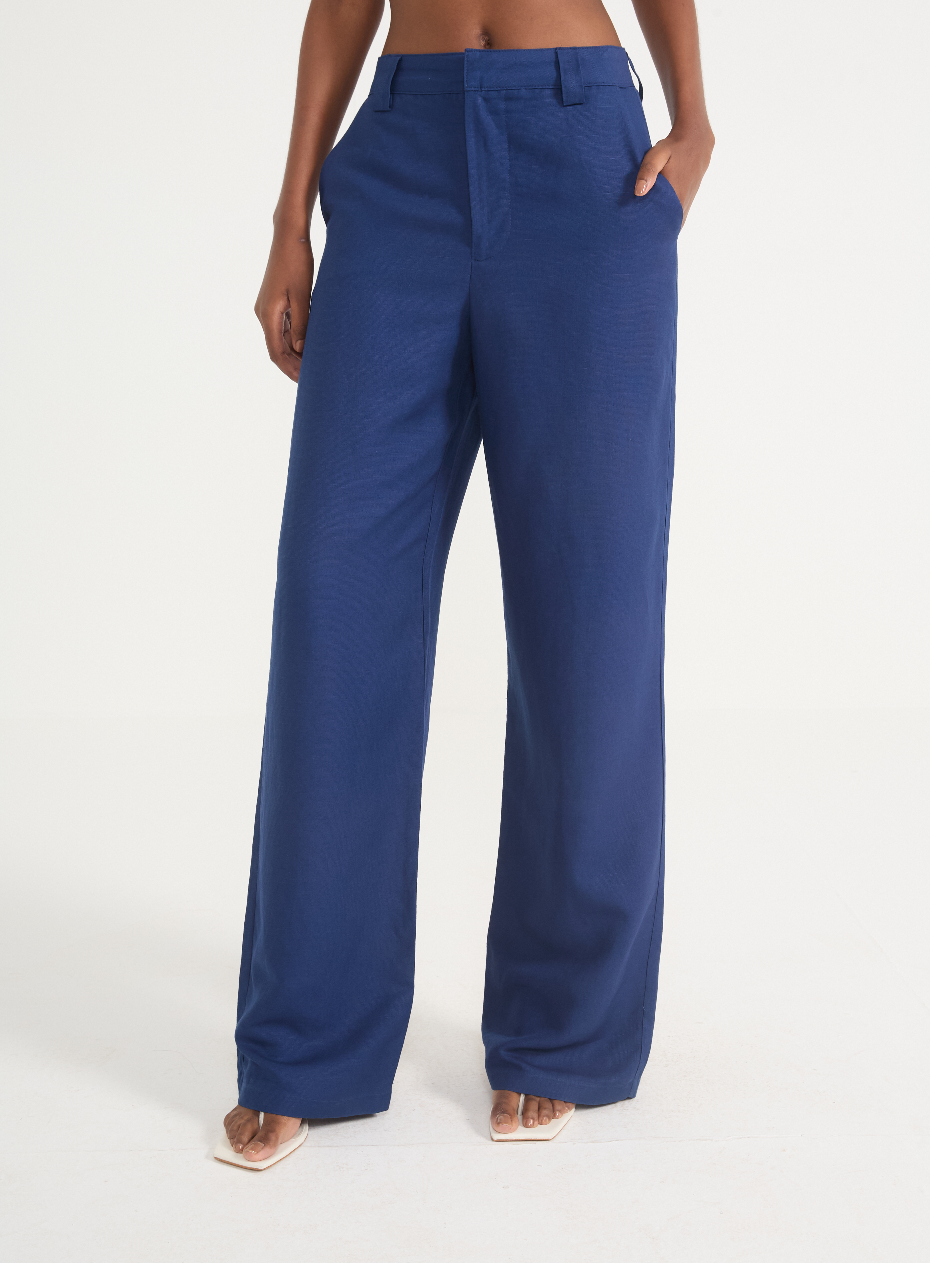 CALÇA LINHO G AZUL DARKNESS