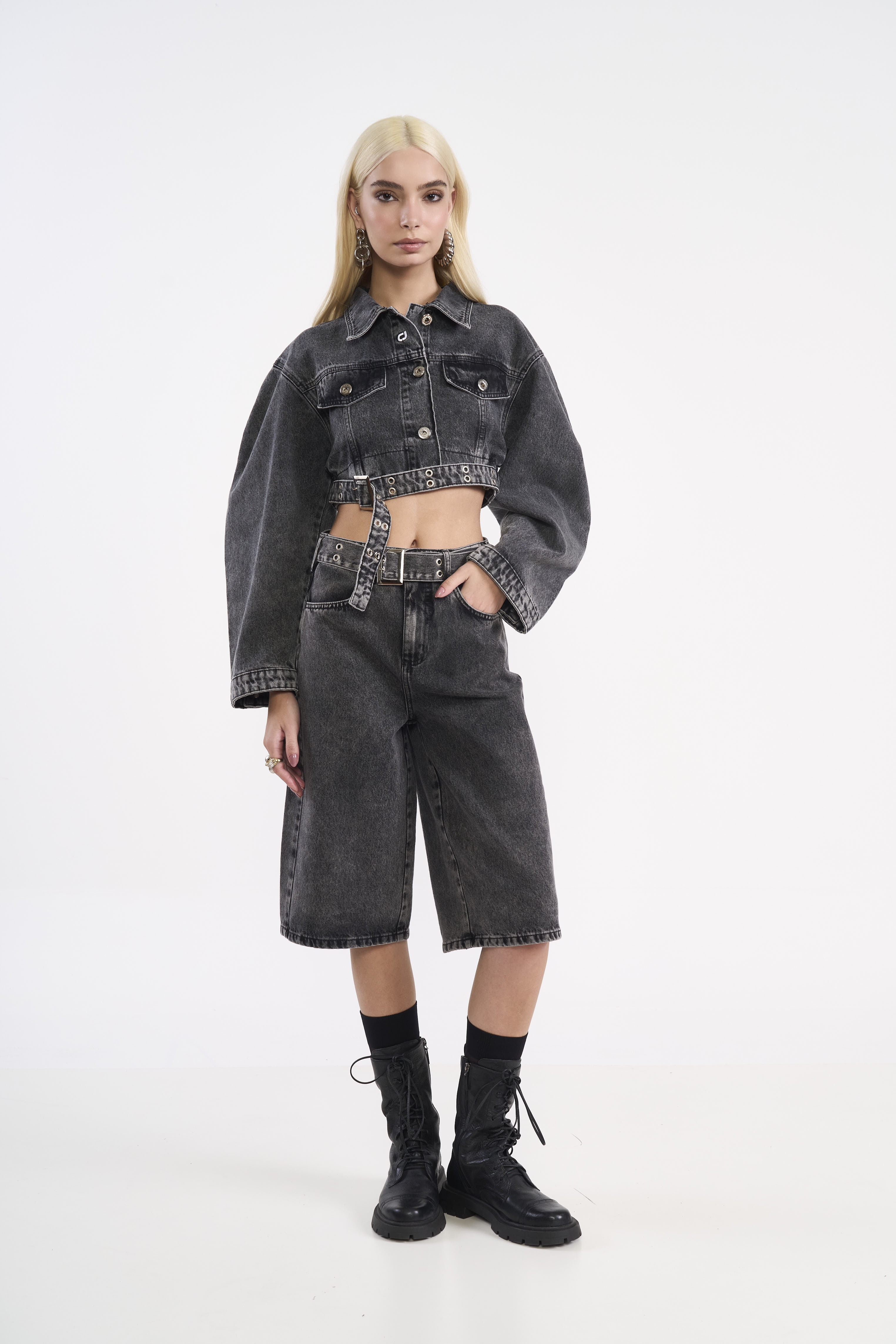 JAQUETA JEANS M IND.PRETO