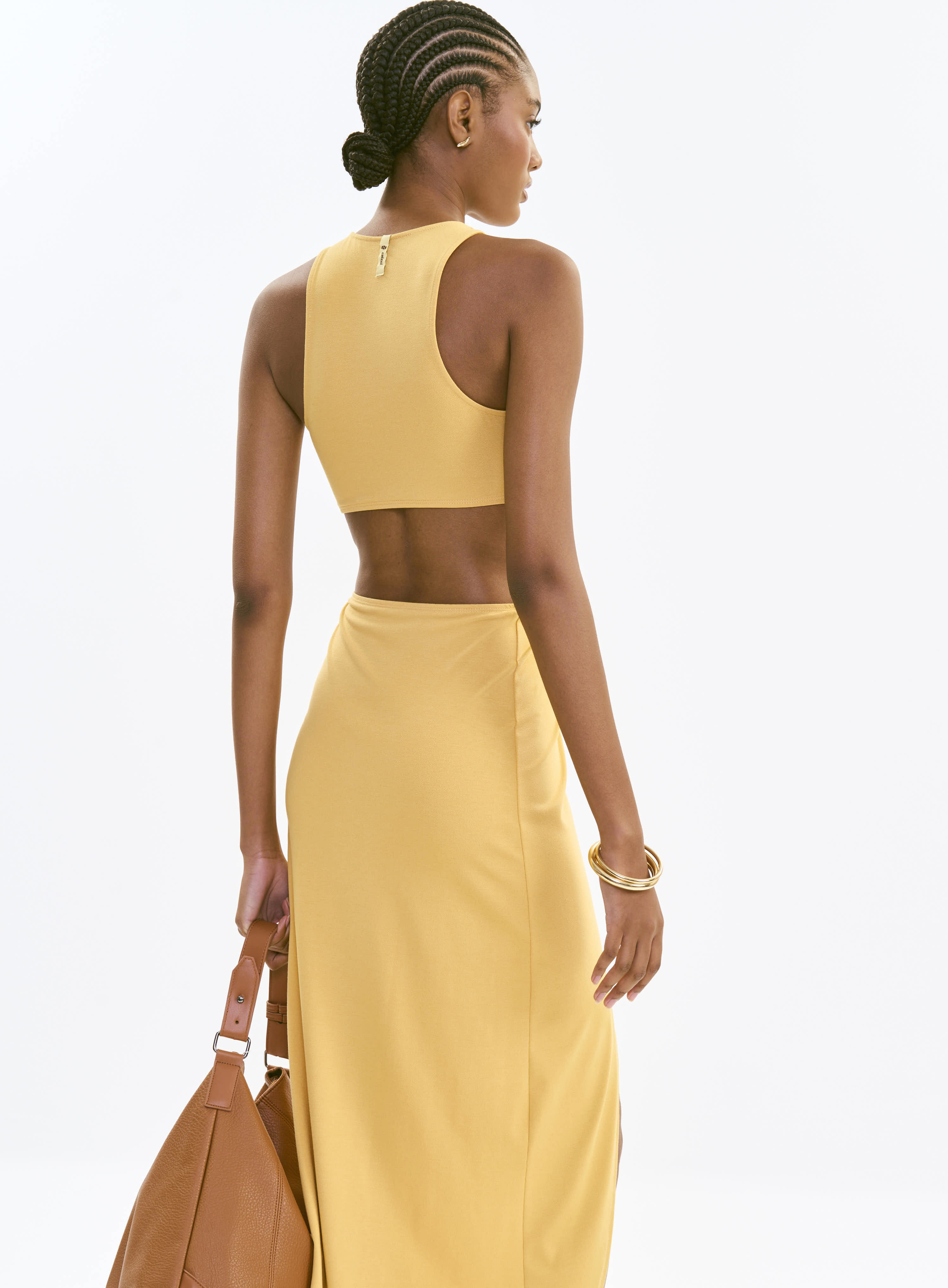 VESTIDO COLCCI M AMARELO TOFU