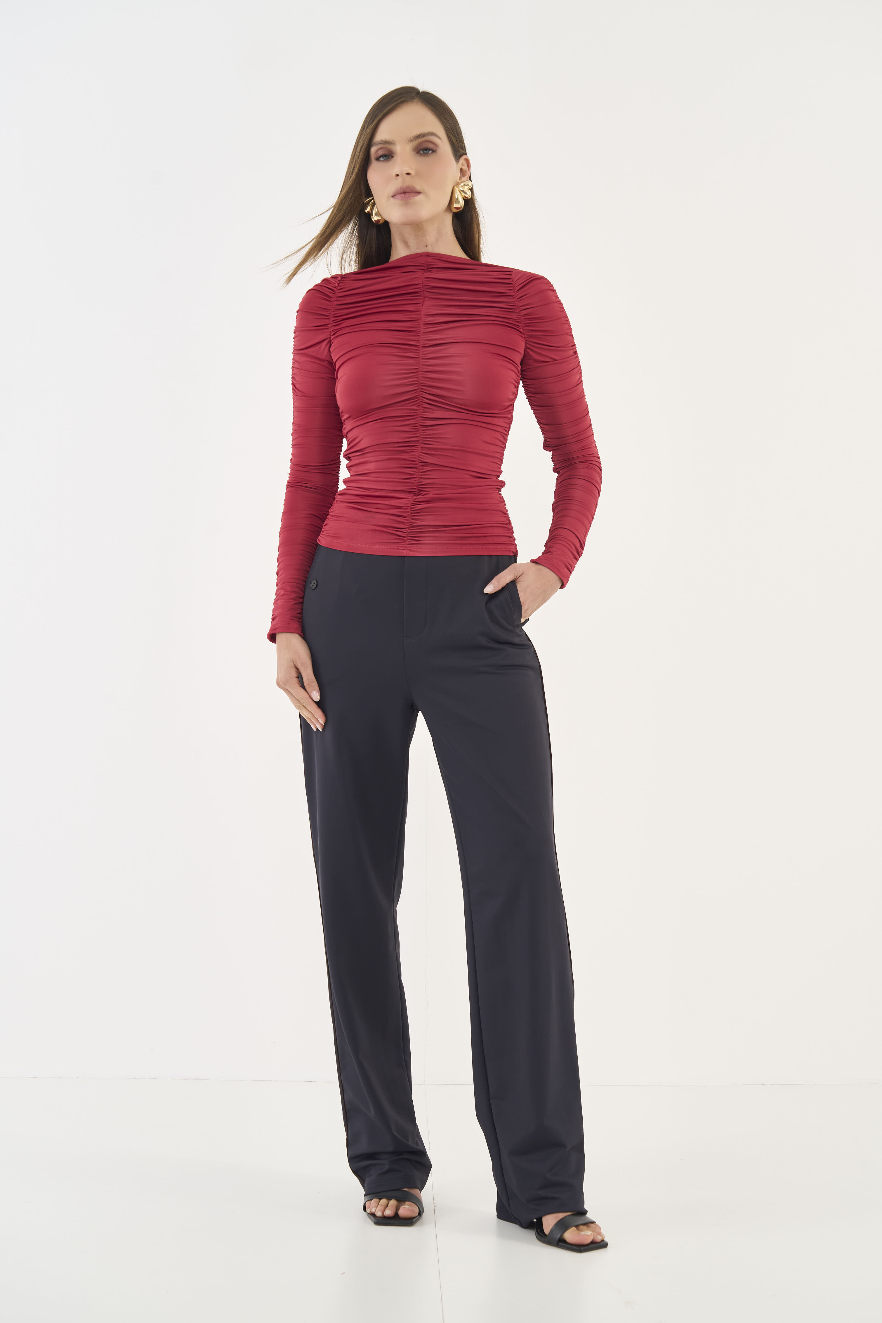 CALÇA COLCCI GG PRETO