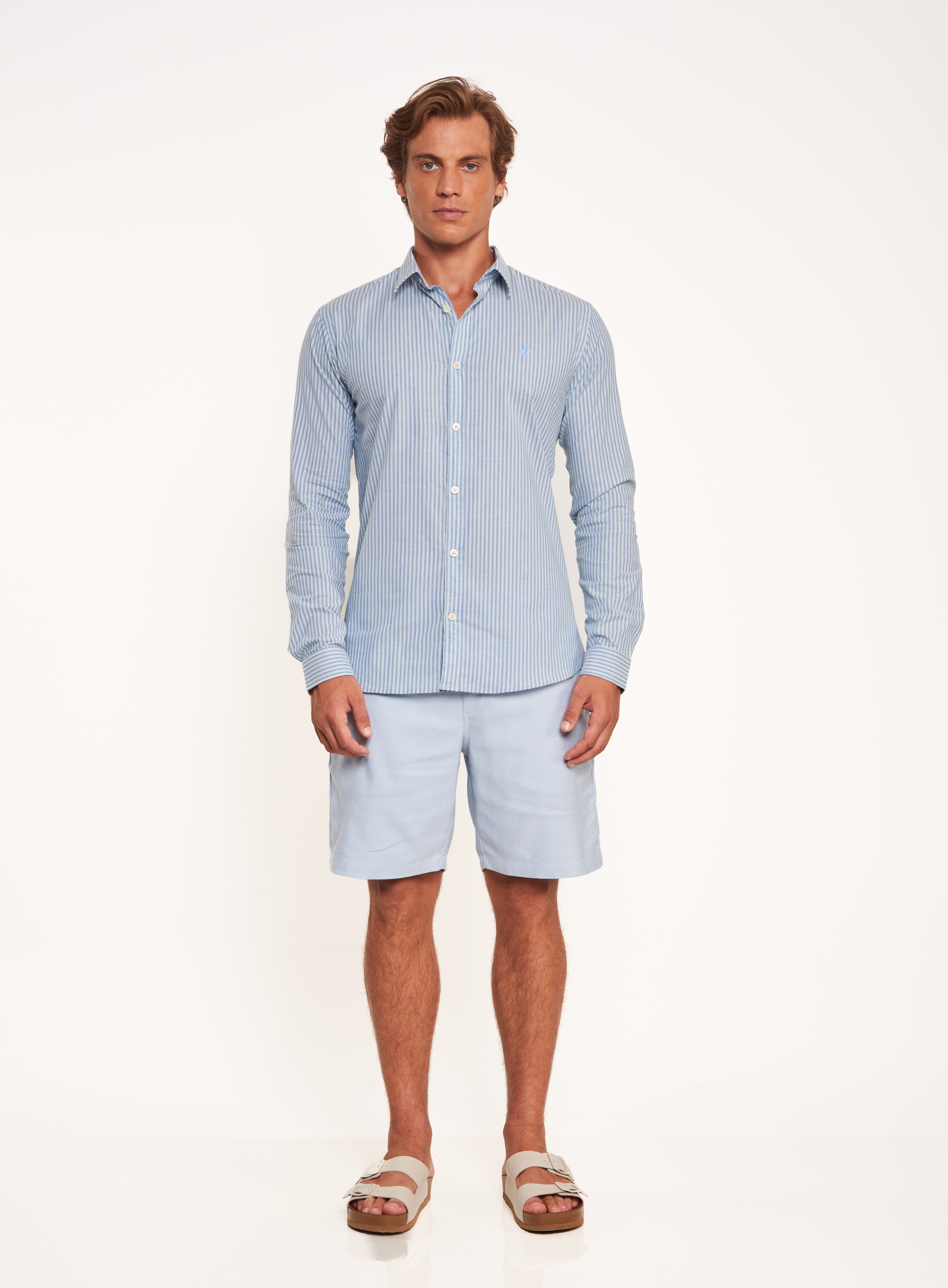 CAMISA LISTRADA WORK FIT GG LISTRADO