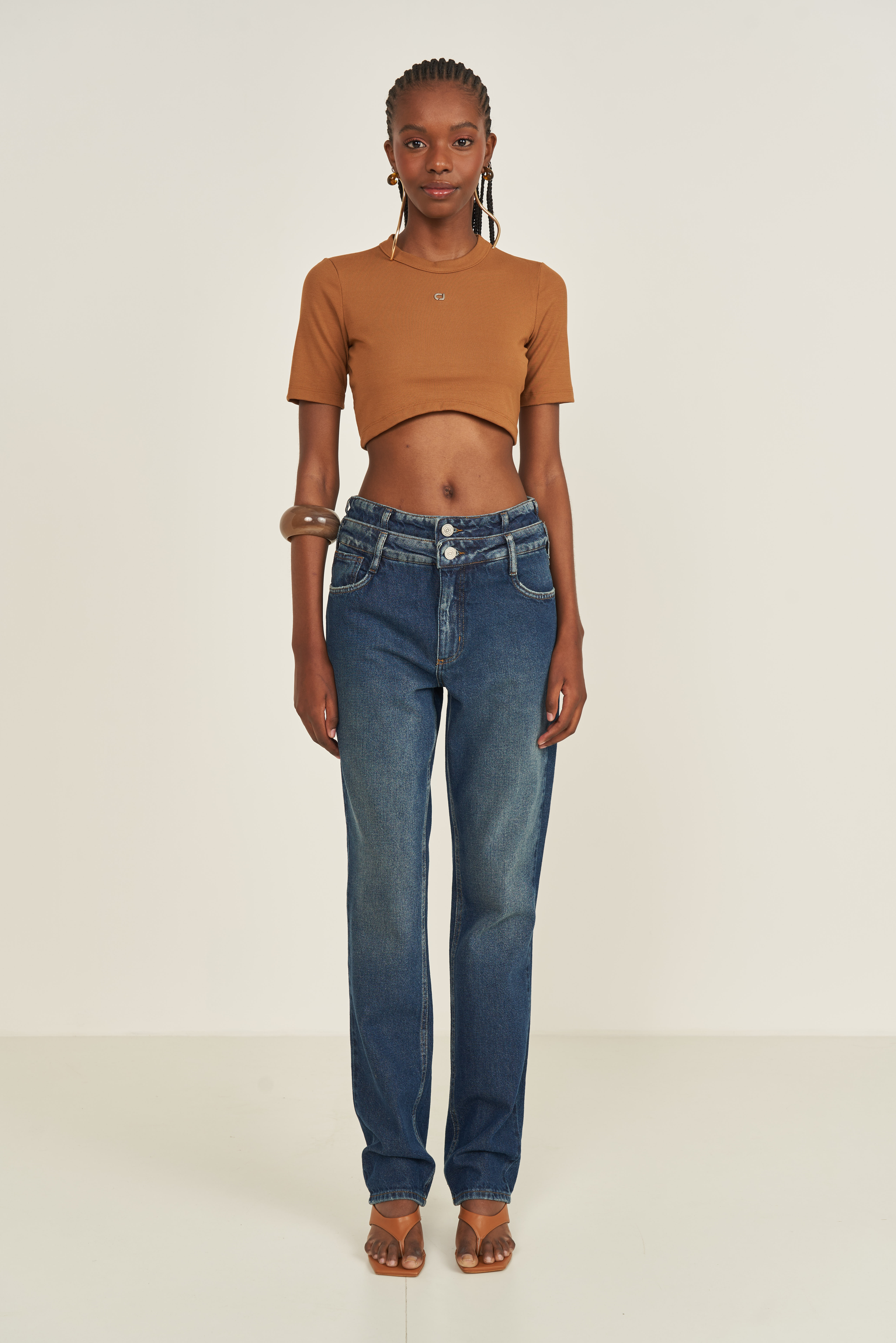 CALÇA JEANS ROMA 40 INDIGO