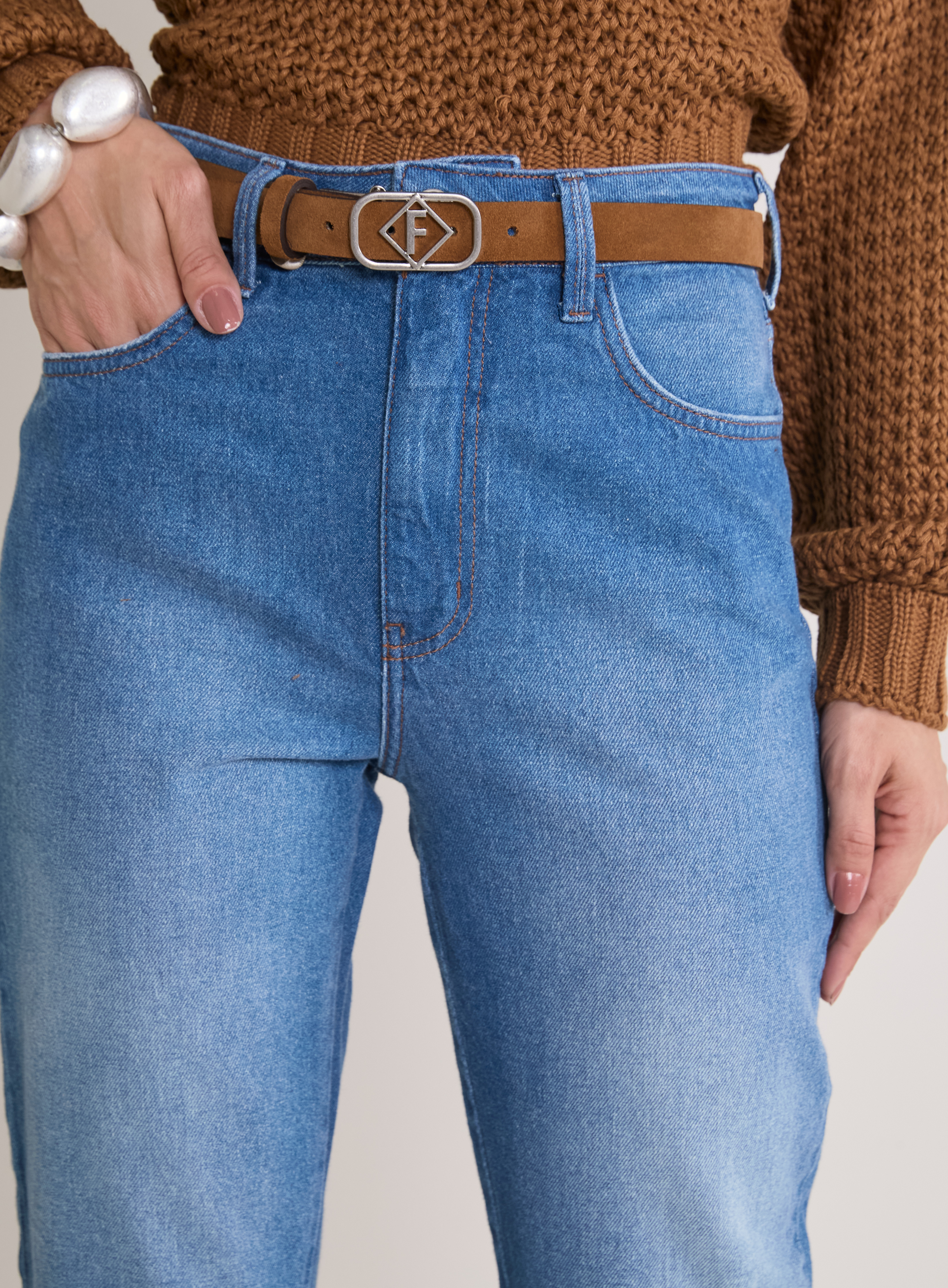 CALÇA JEANS MIA 38 INDIGO