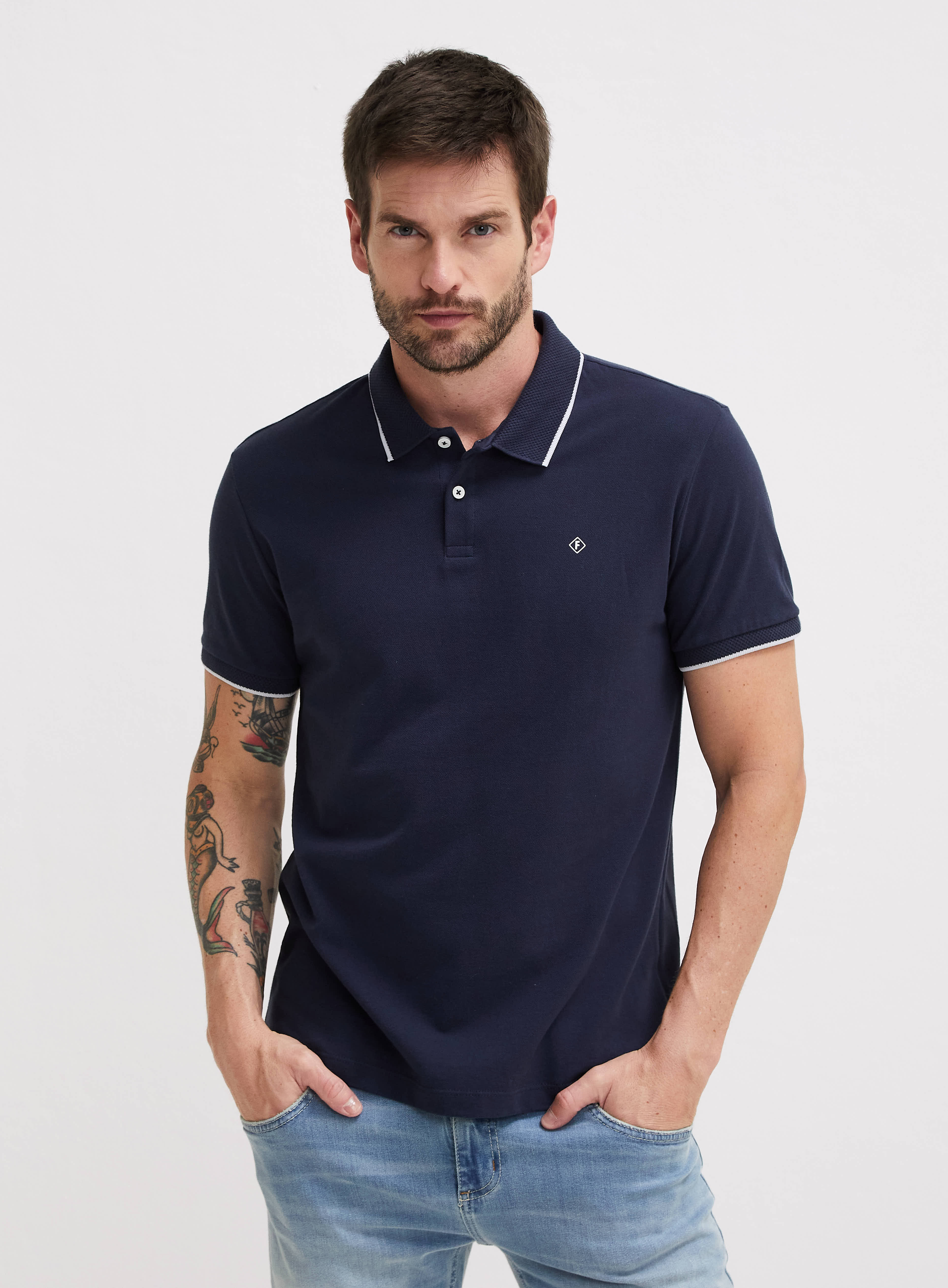 POLO FORUM GG AZUL OLYMPIC