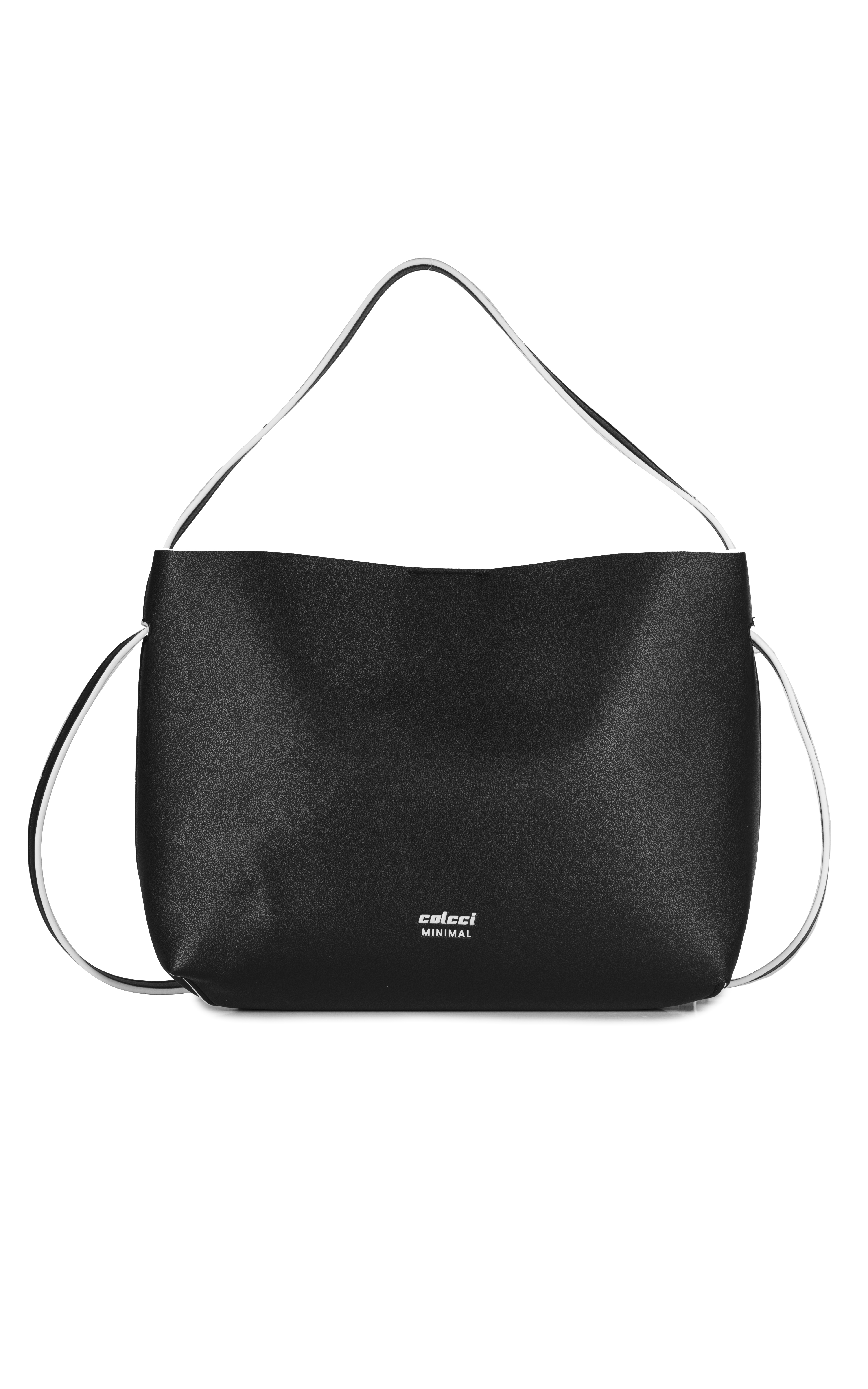BOLSA COLCCI FEM SHOPPING BAG MINIMAL U PRETO