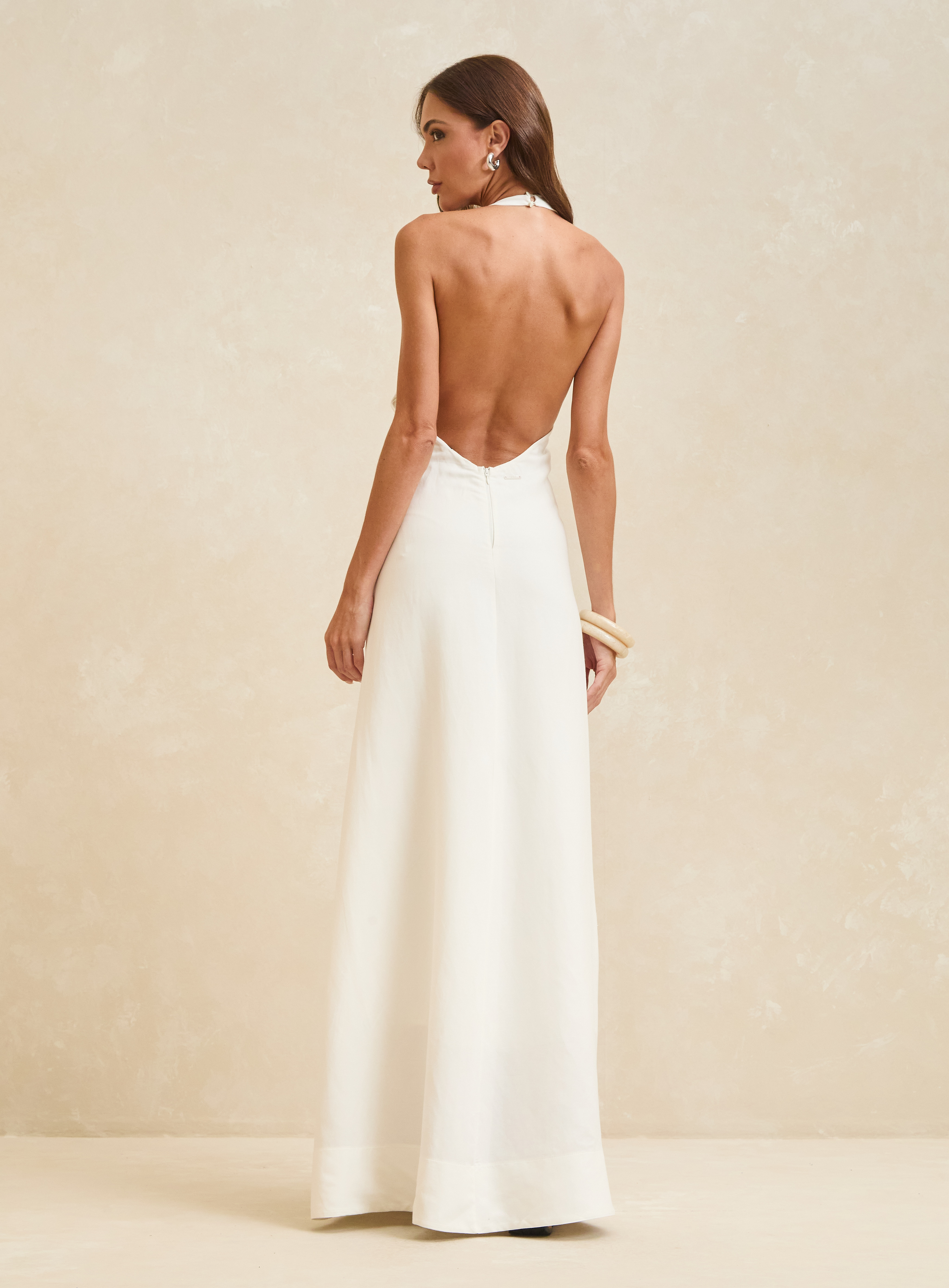 VESTIDO LINHO P OFF SHELL