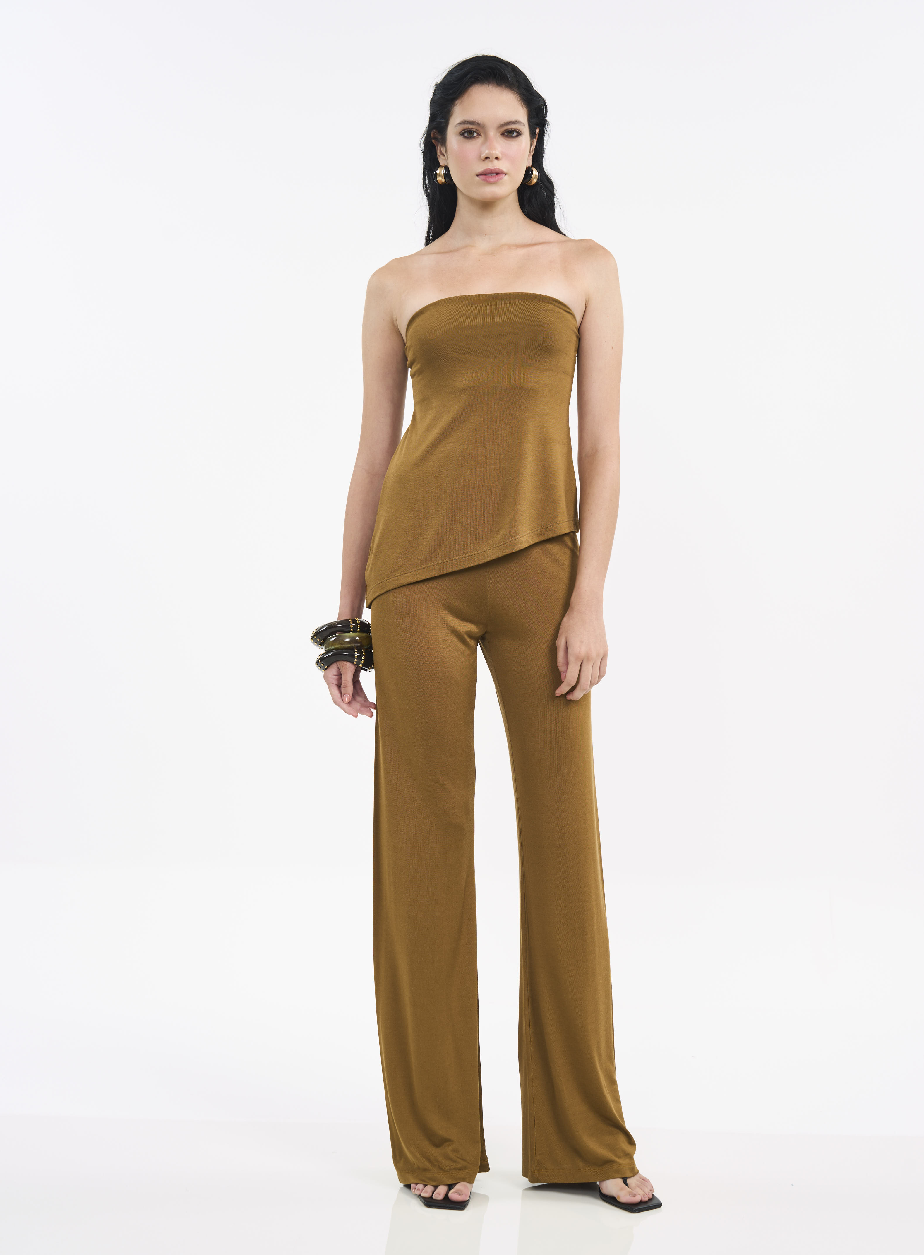 CALÇA COLCCI M MARROM CUMARU