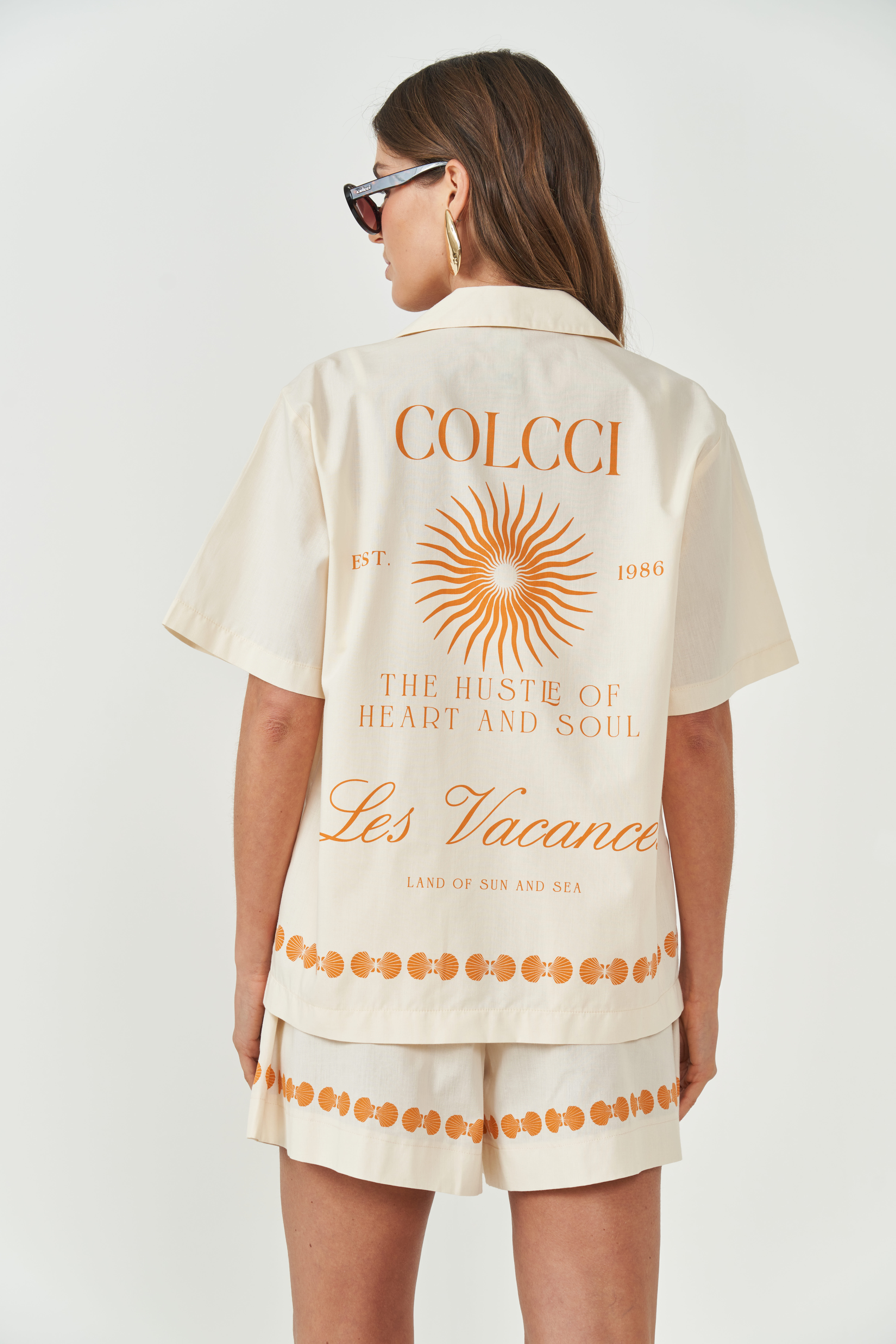 CAMISA ESTAMPADA G BEGE AFFOGATO