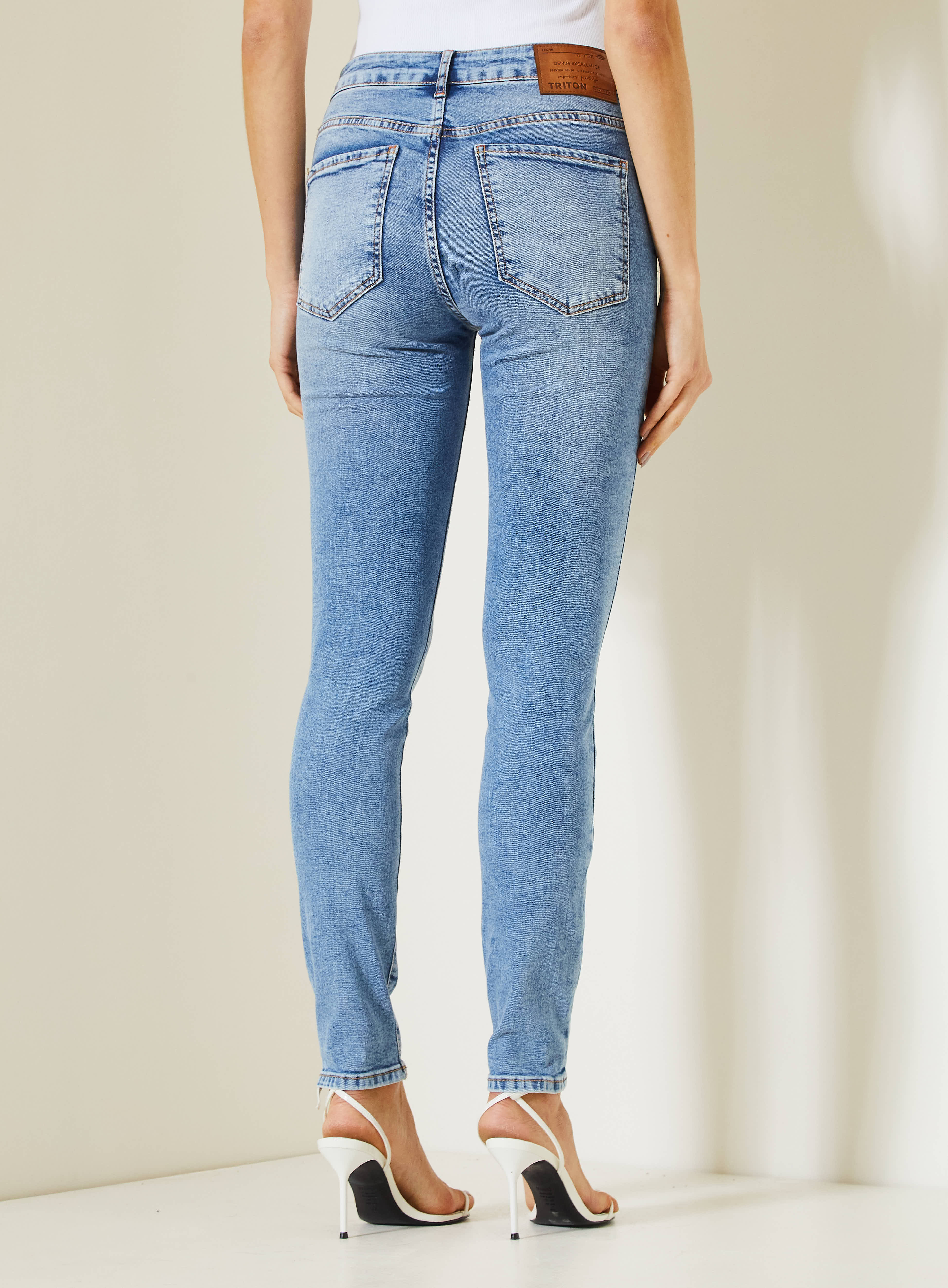 CALÇA JEANS MICHELE 42 INDIGO