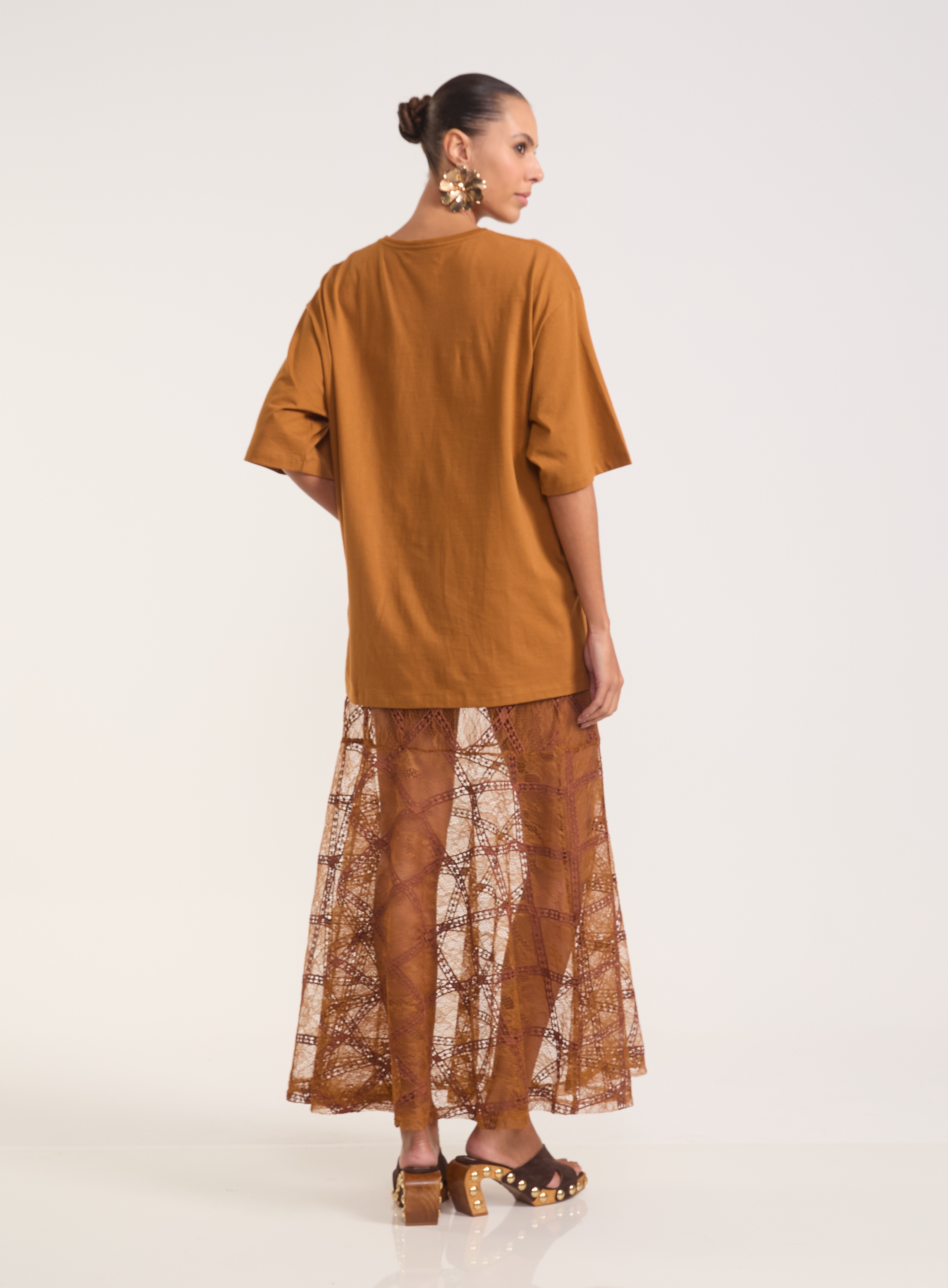 CAMISETA COLCCI P MARROM DROME