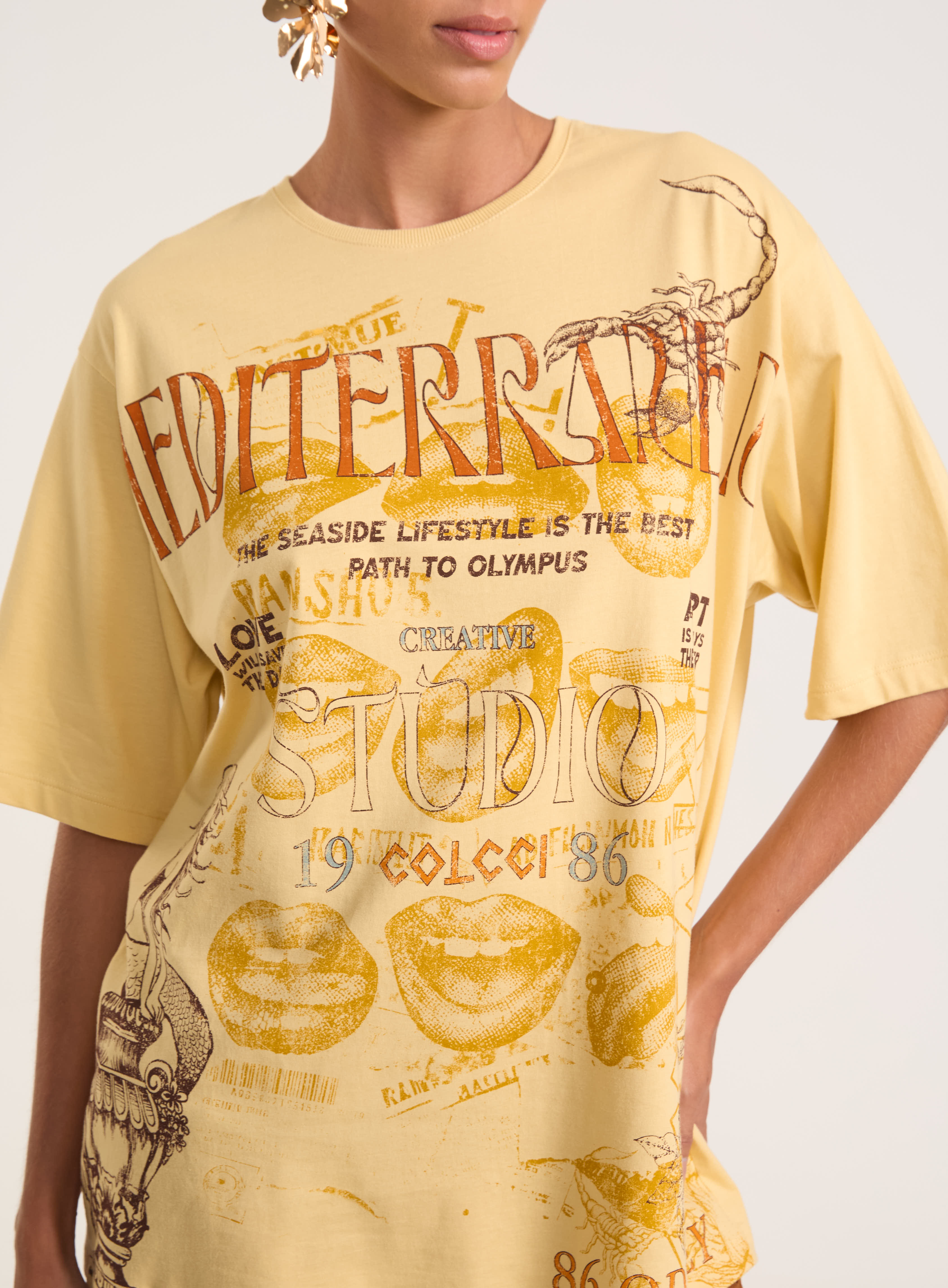 CAMISETA COLCCI M AMARELO SOLENE
