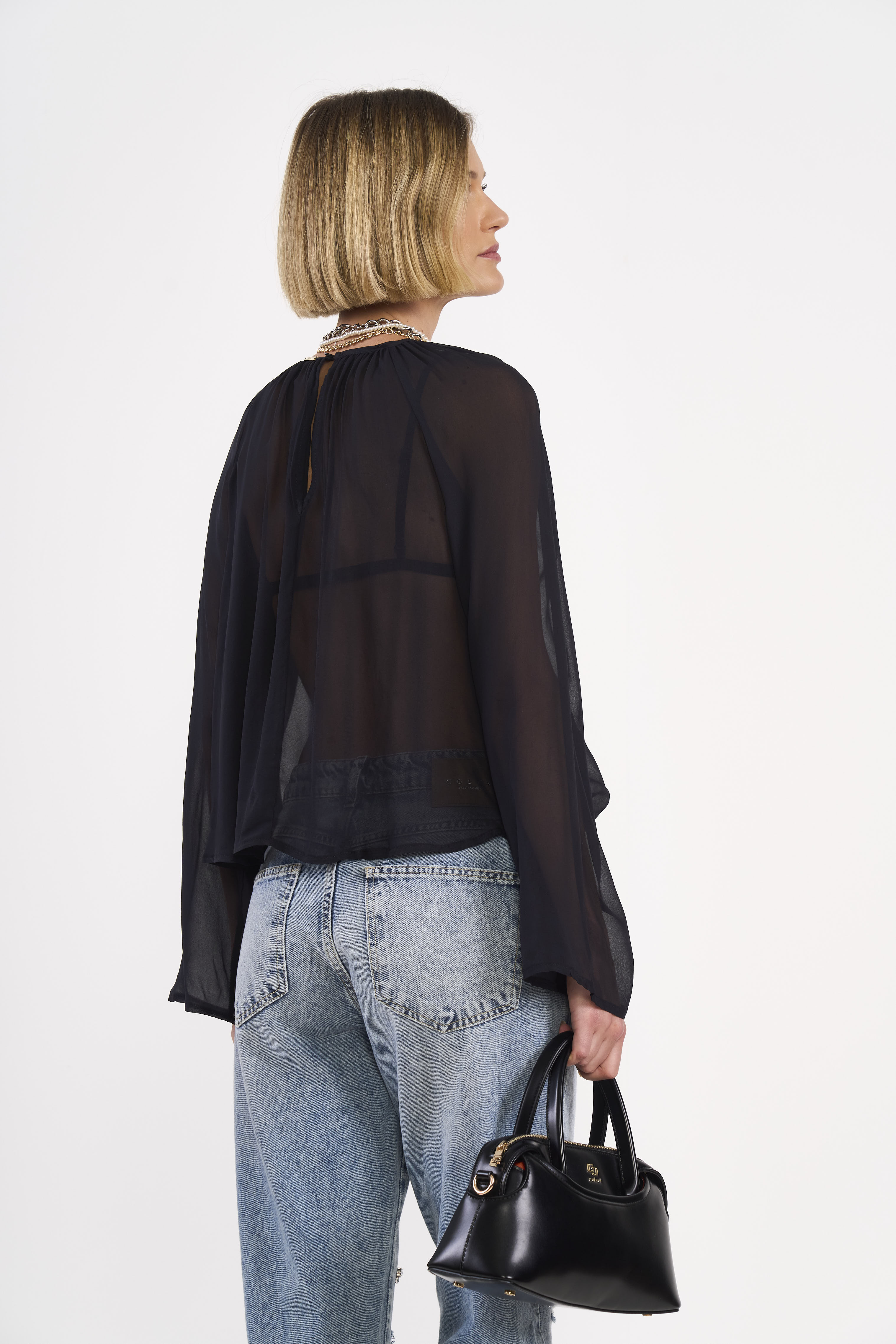 BLUSA COLCCI G PRETO