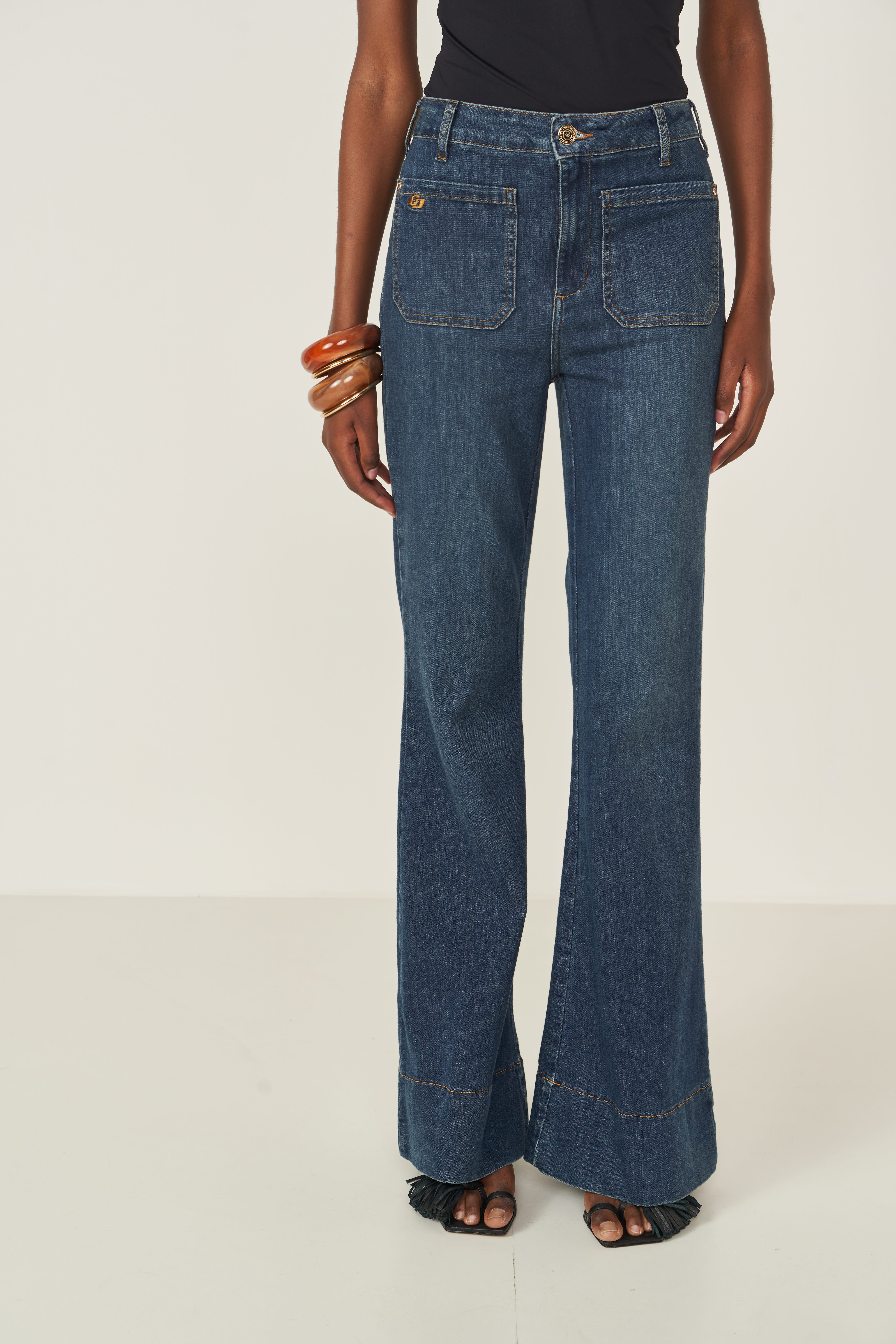 CALÇA JEANS BRUNA BOOT CUT 44 INDIGO