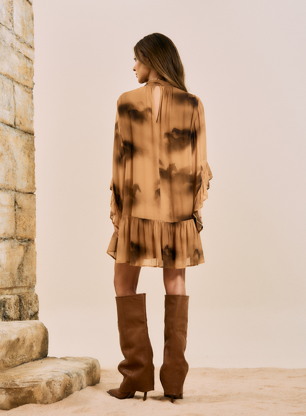 VESTIDO ESTAMPADO M WEST WIND