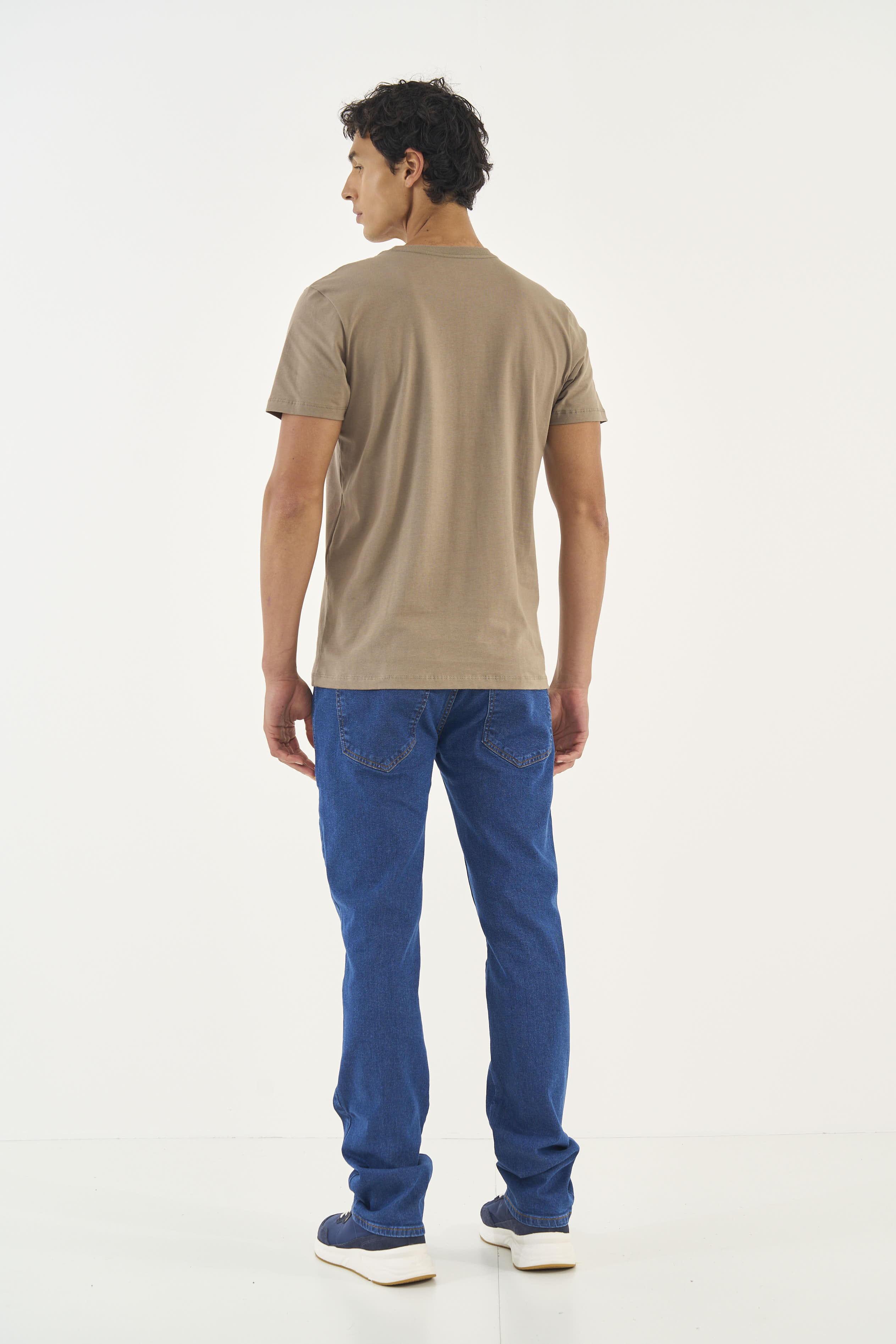 CAMISETA COLCCI GG BEGE CINZAS