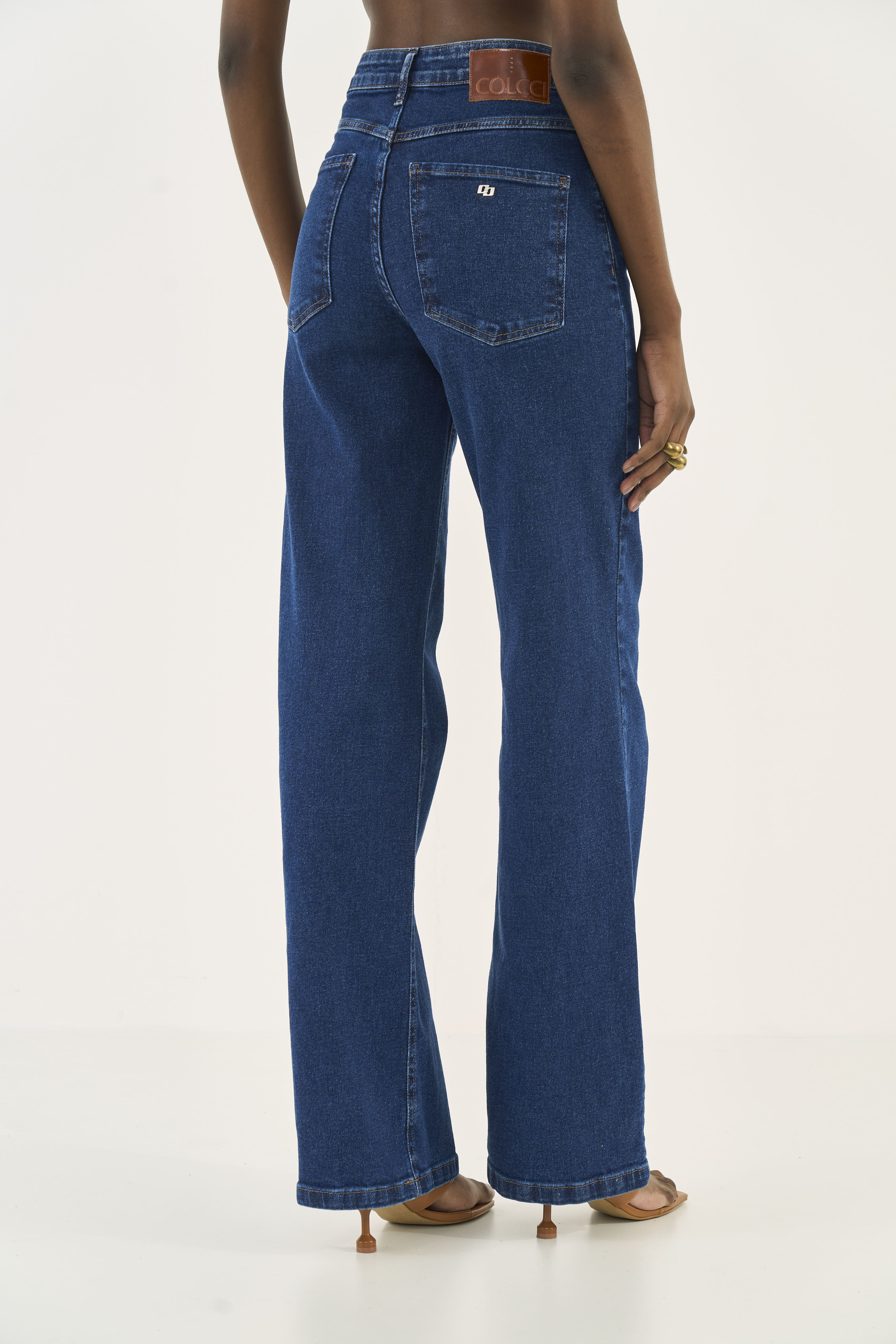 CALÇA JEANS JULIETTE COM LENÇO 44 INDIGO