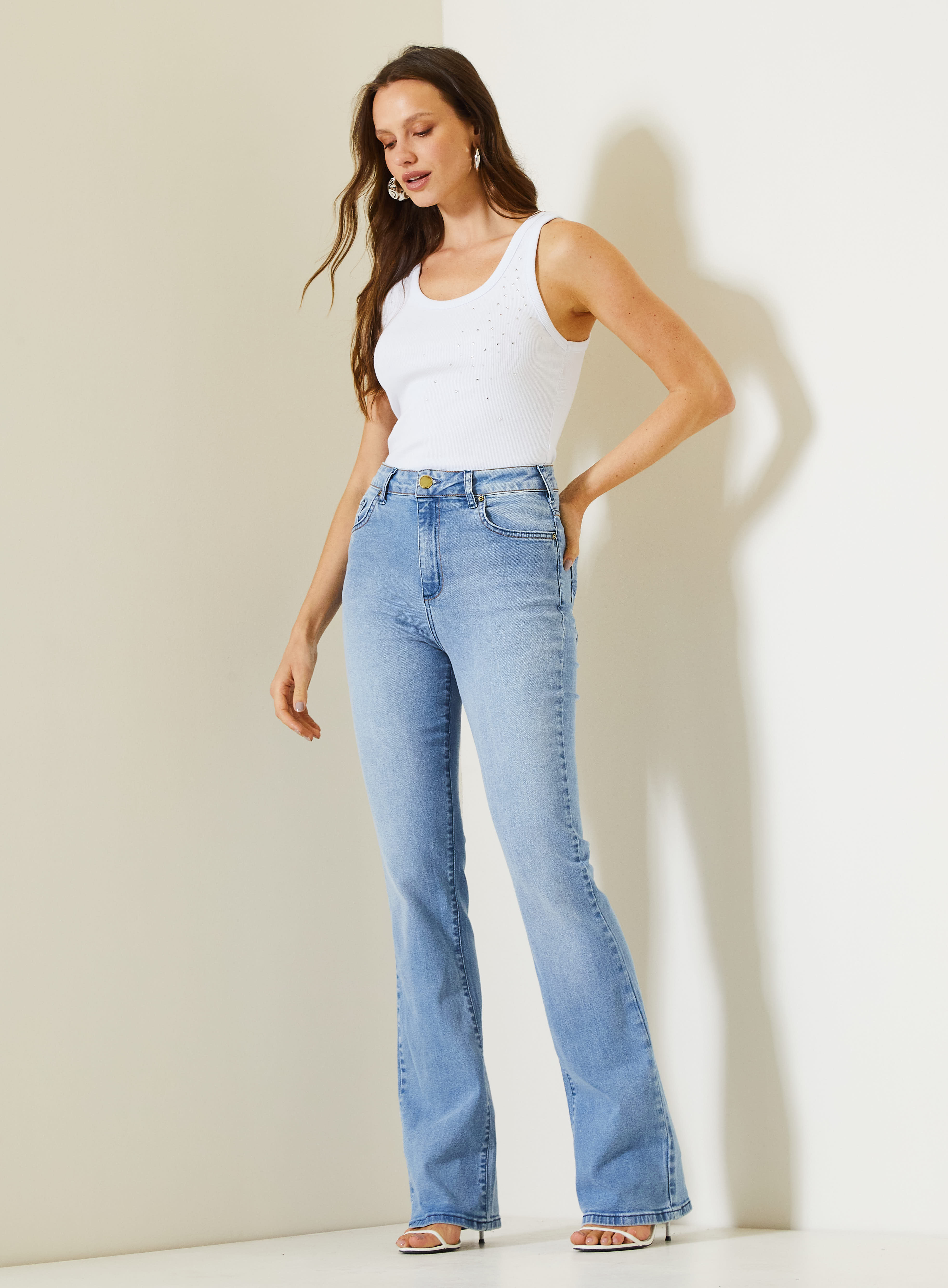 CALÇA JEANS CAMILA 40 INDIGO