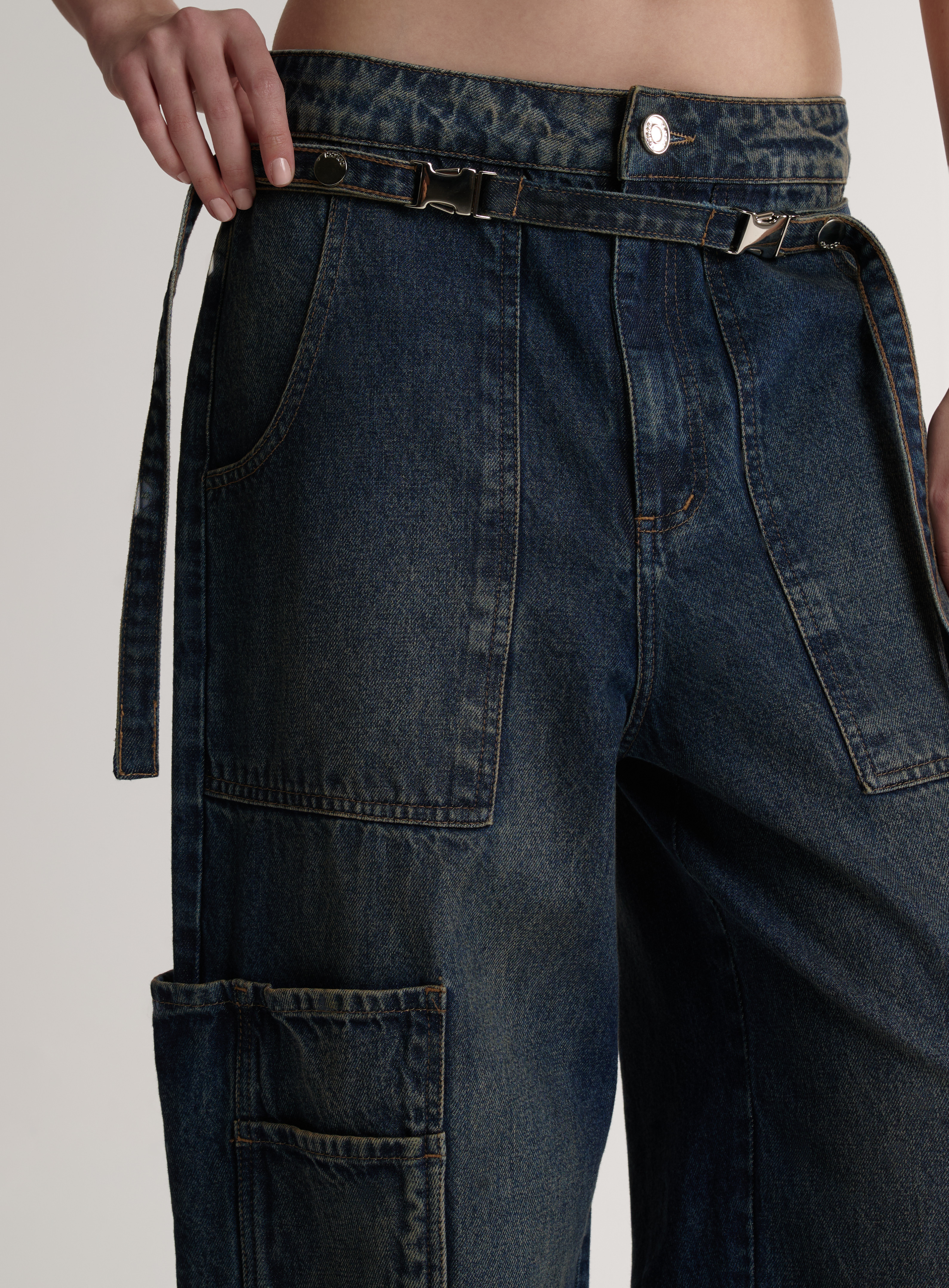 CALÇA JEANS BRUNA LOW 40 INDIGO