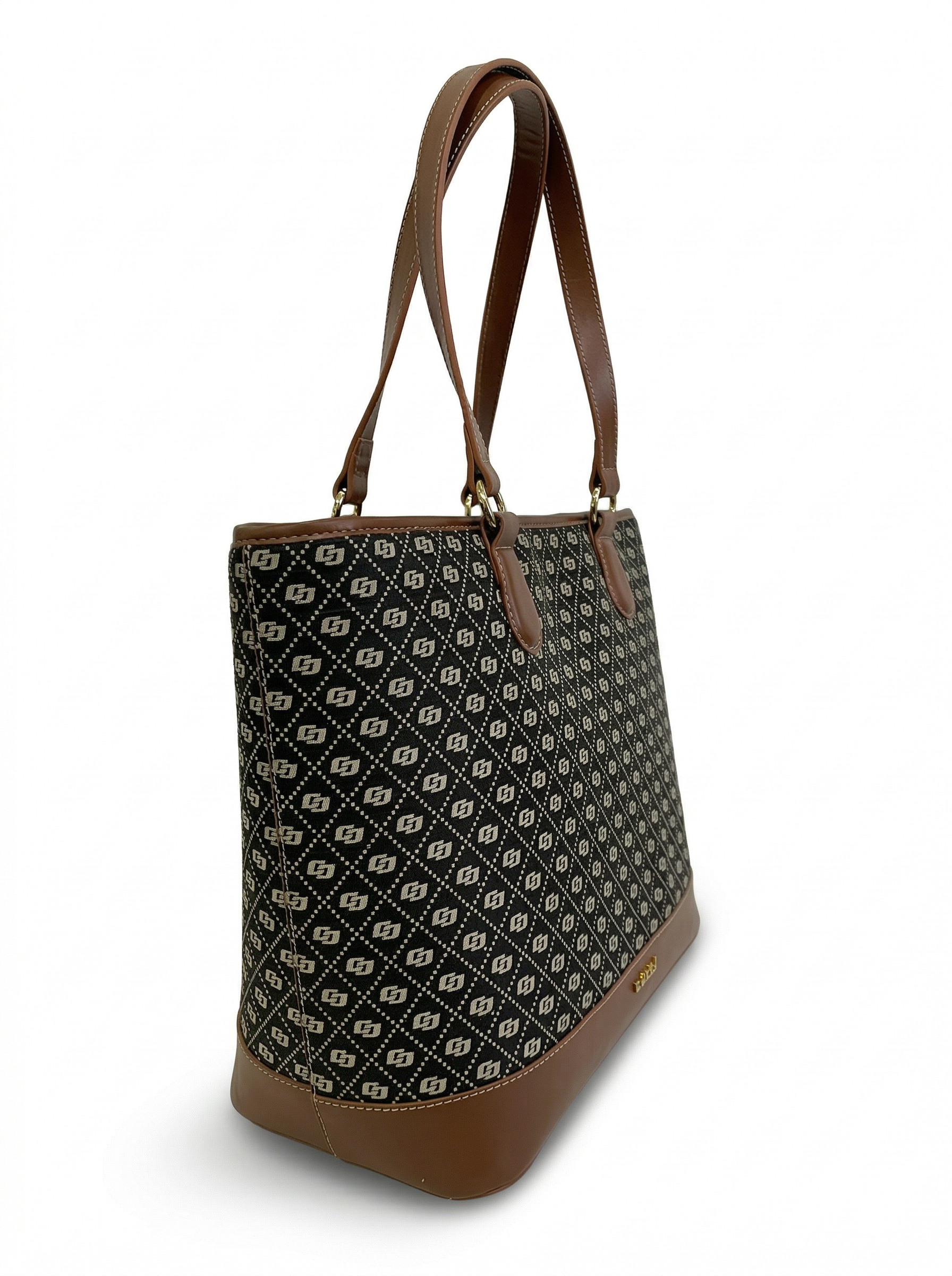BOlSA COLCCI SHOPPING MONOGRAMA DUPLO C U MARROM T