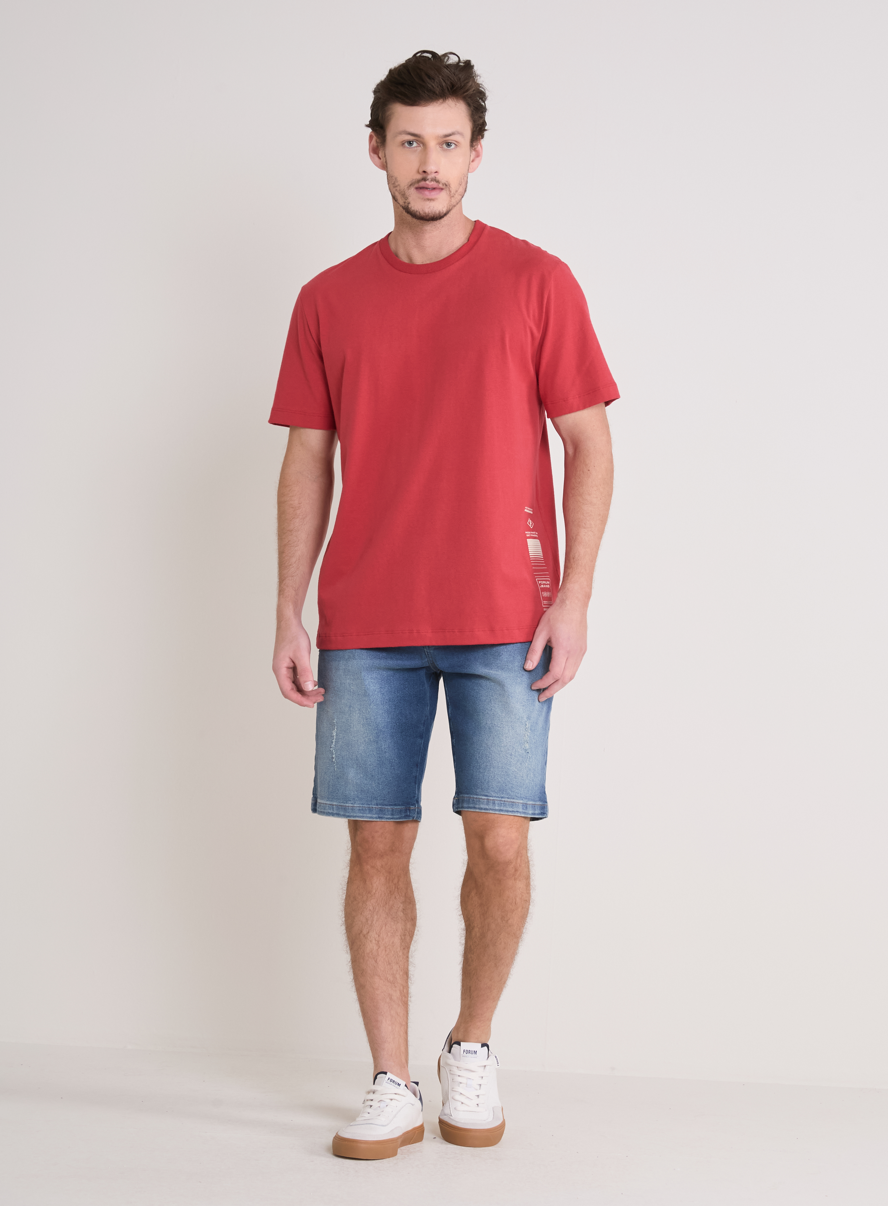 CAMISETA FORUM G VERMELHO PHILLY
