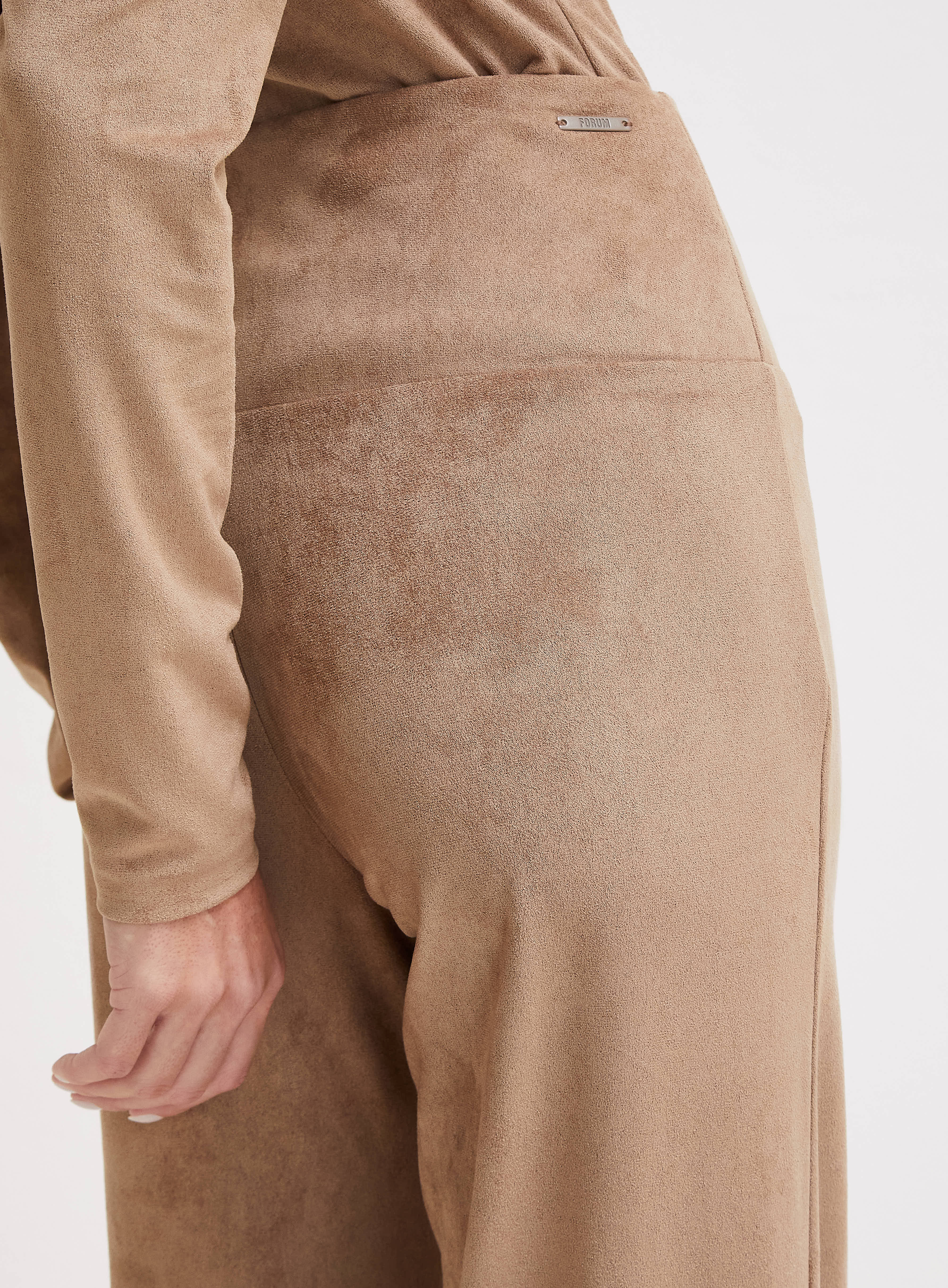 CALÇA SUEDE G MARROM NOZ MOSC
