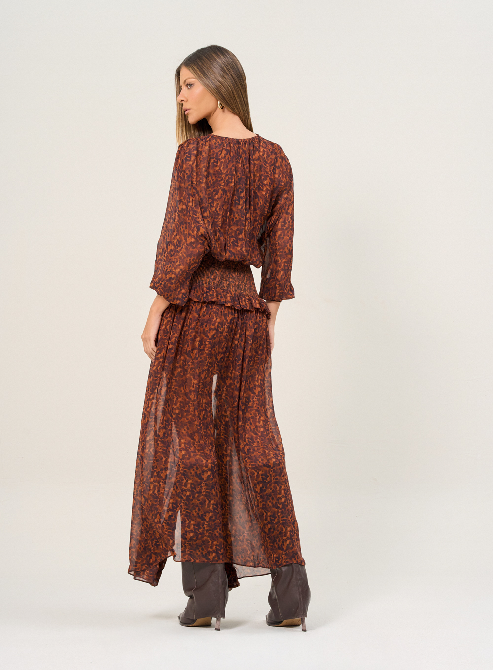 VESTIDO ESTAMPADO M DESERT SHADOWS