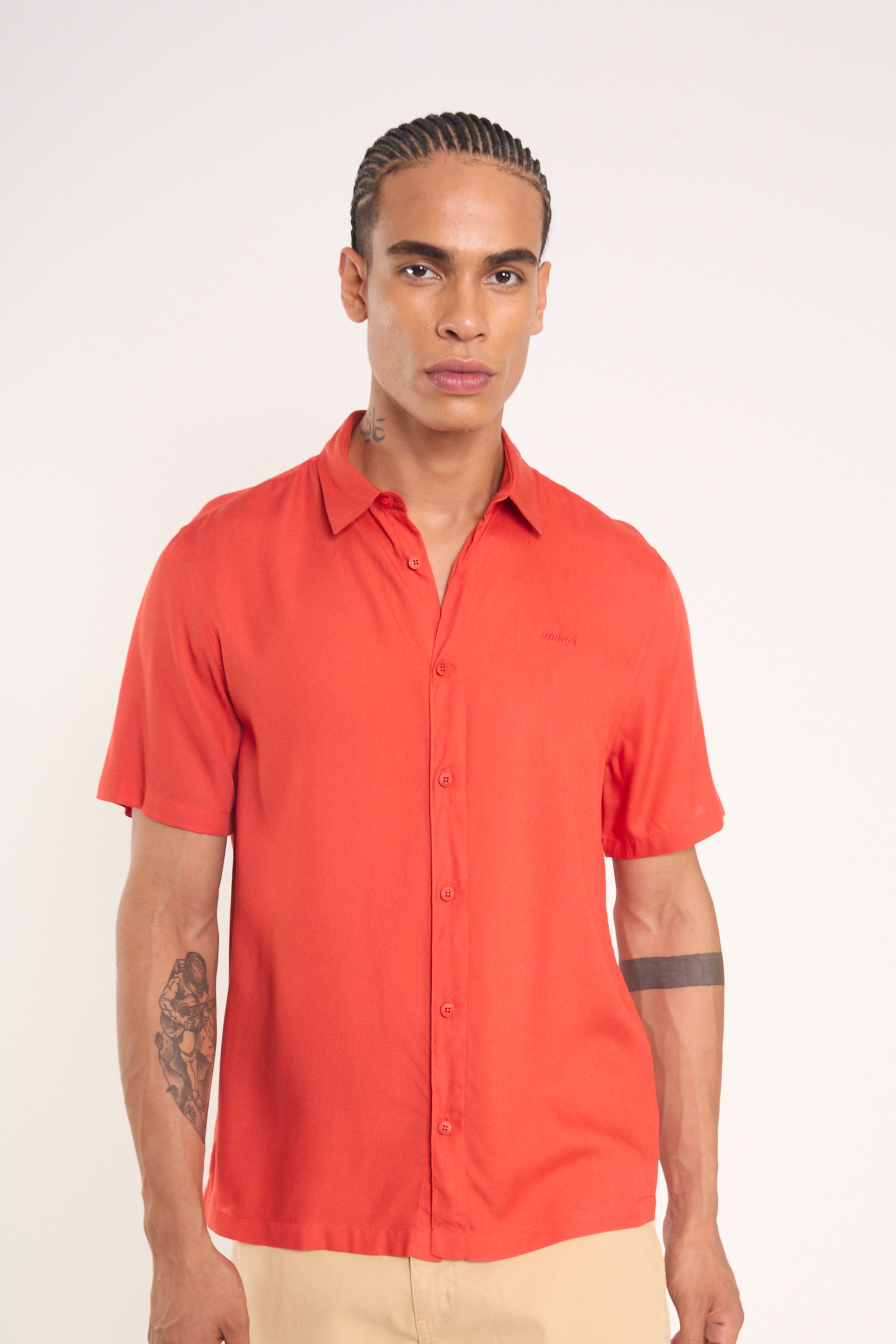 CAMISA RELAX G BEGE WOOL