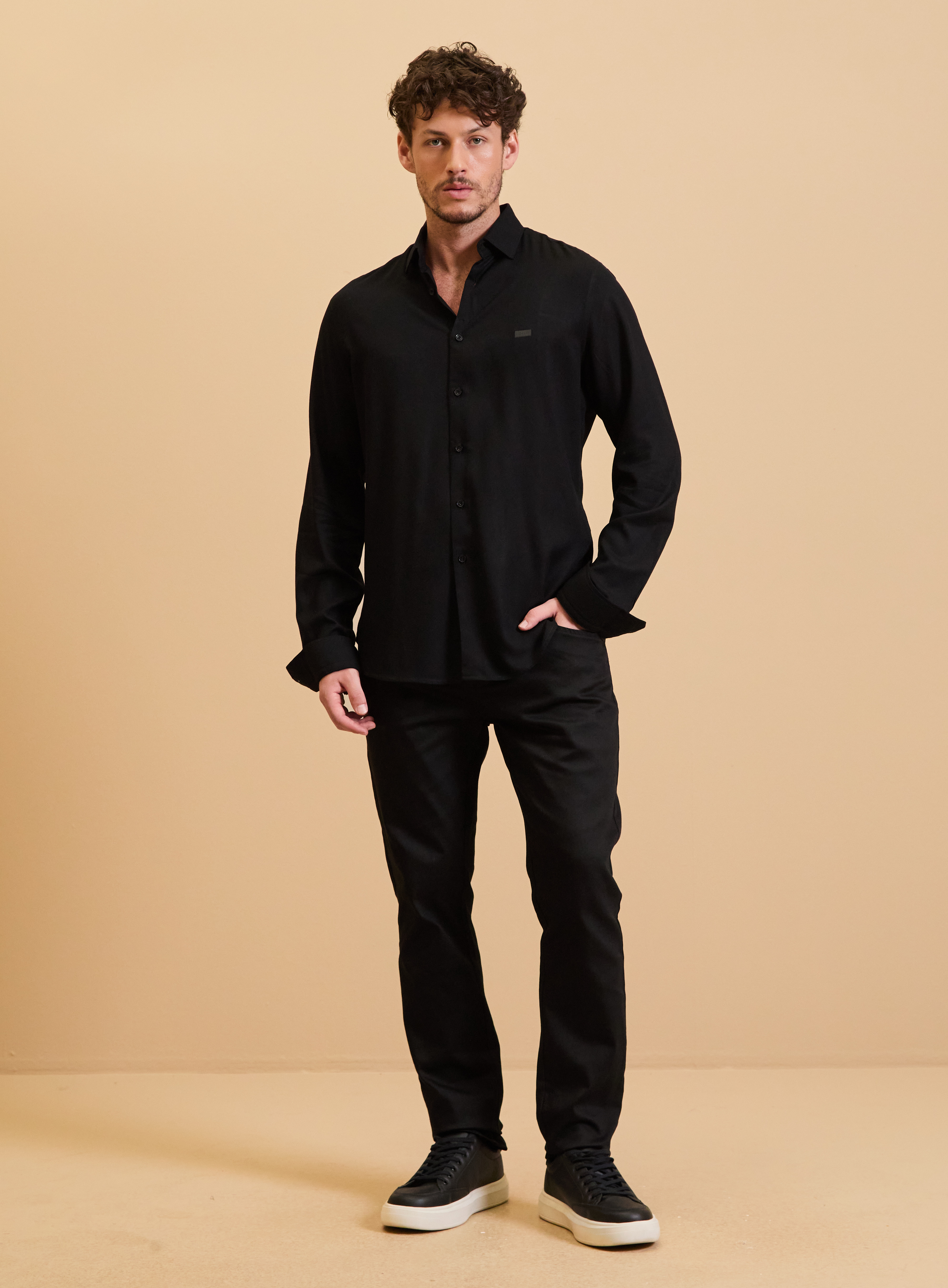 CAMISA ST BARTHS M PRETO
