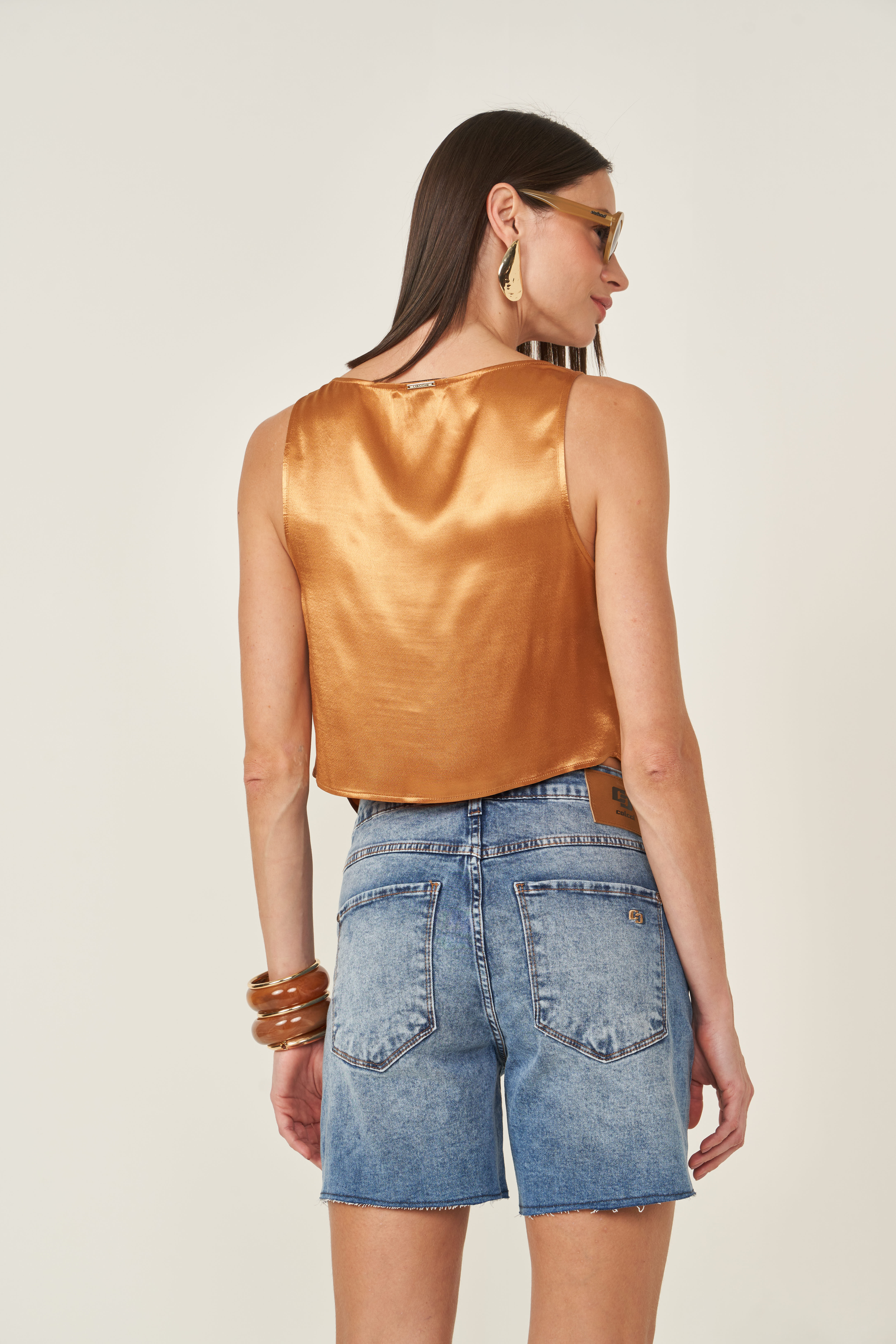 BLUSA COLCCI G BEGE BELGATI