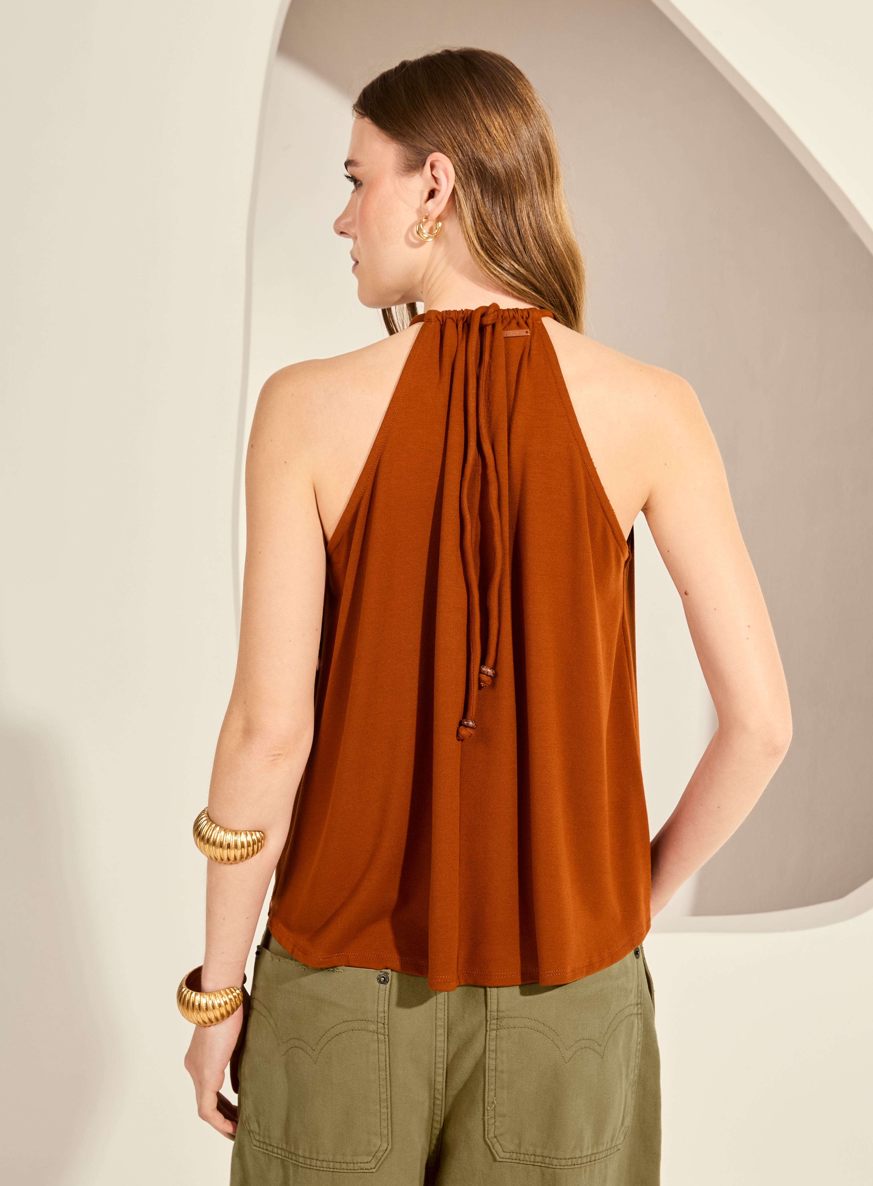 BLUSA FORUM G MARROM ZEUS