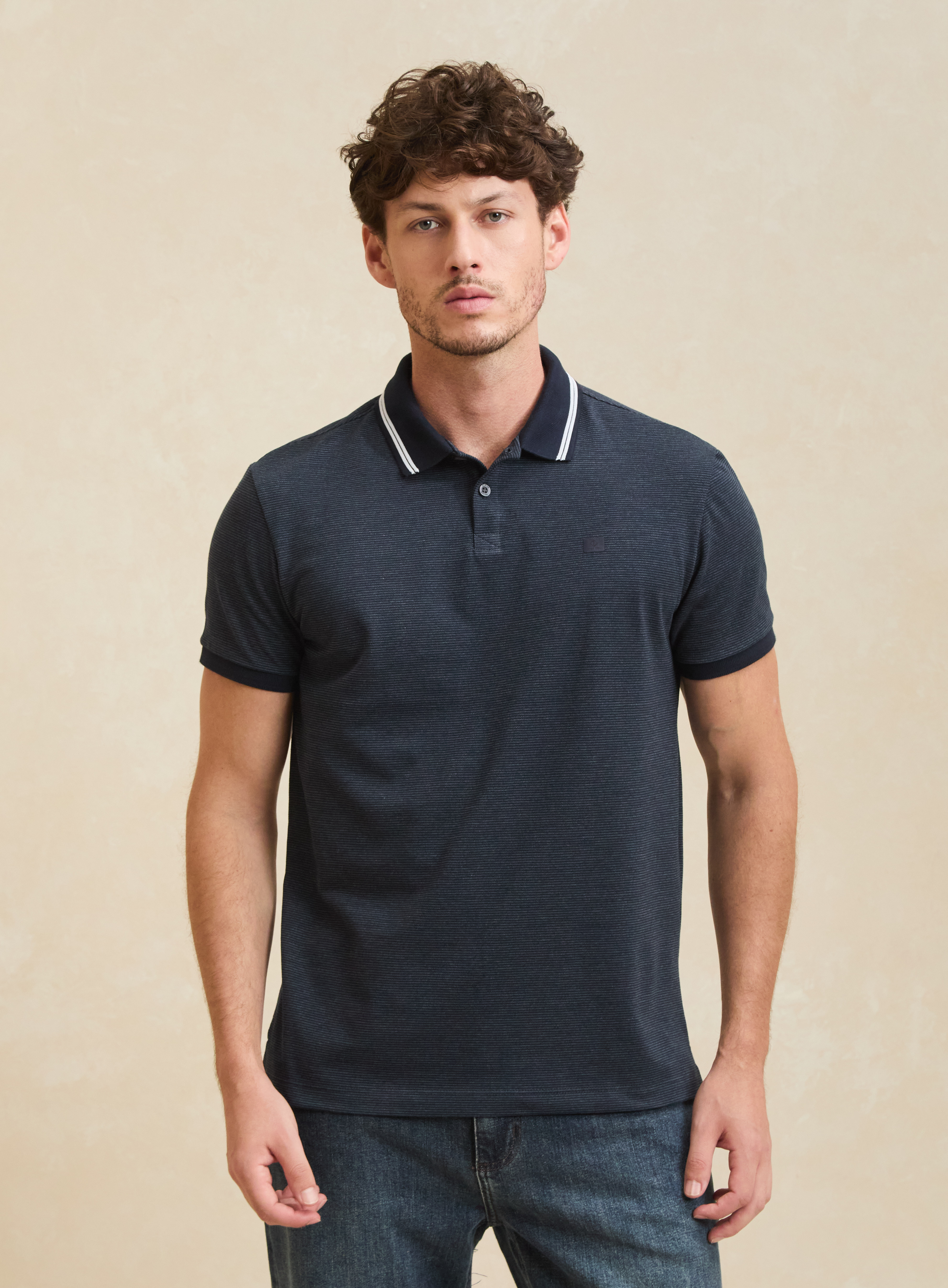 POLO LISTRADA G AZUL ALYA