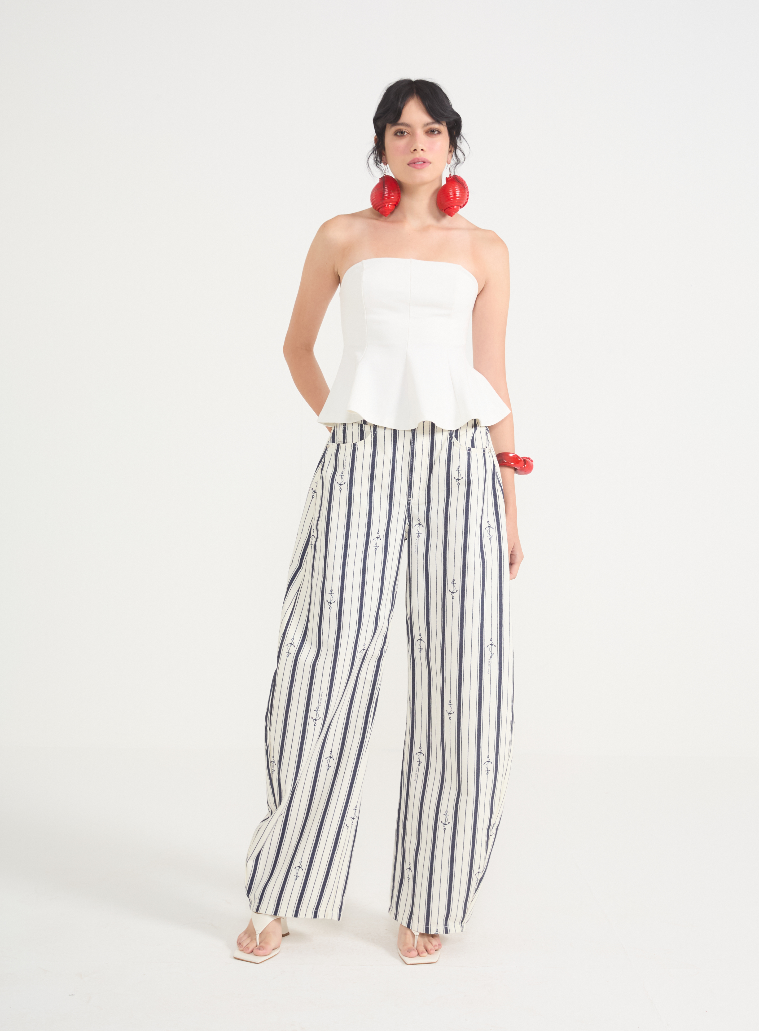 CALÇA SARJA BARRIL 34 NAVY 02