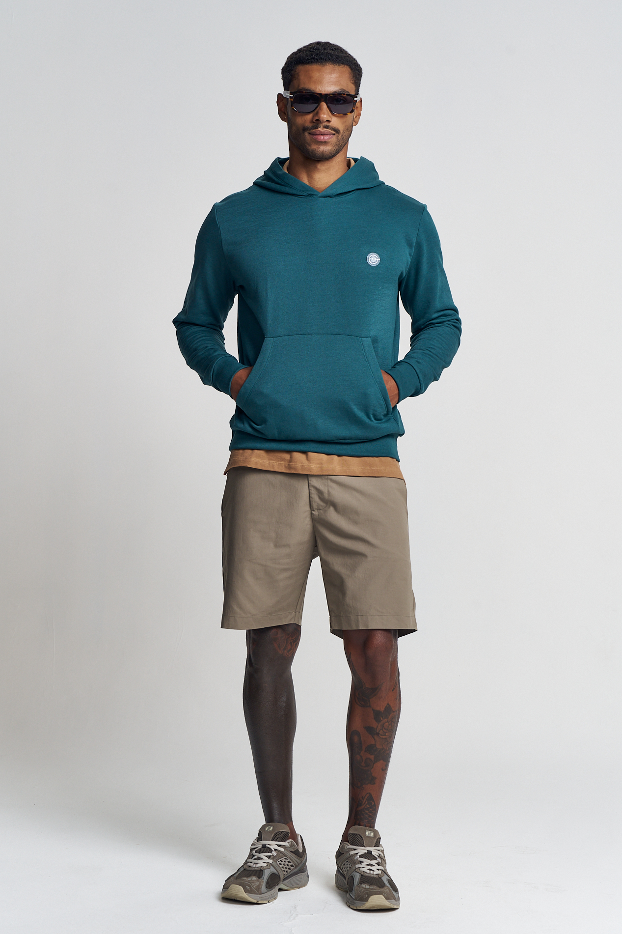 BLUSÃO MOLETOM COM CAPUZ G AZUL DARKNESS