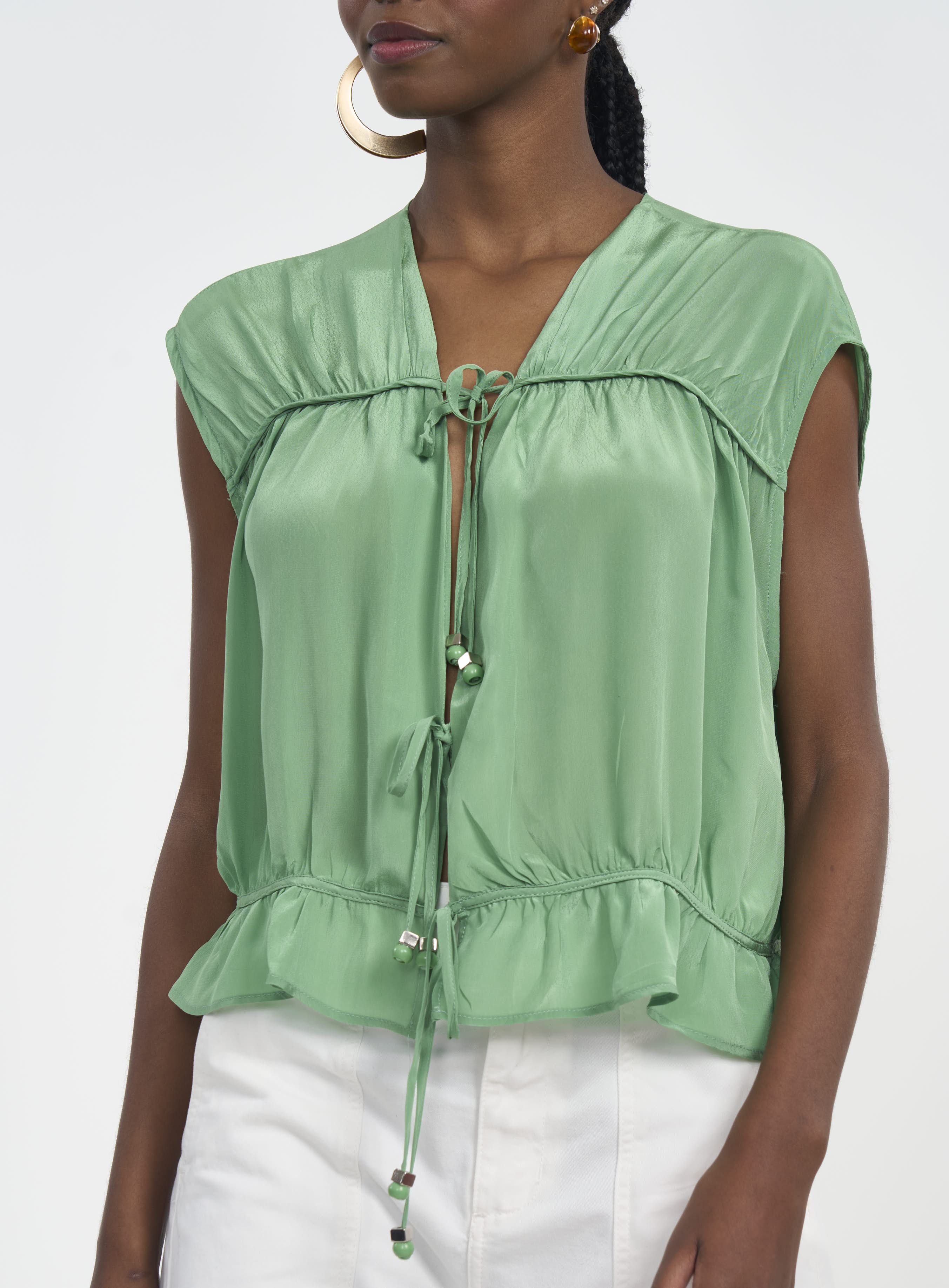 BLUSA COLCCI P VERDE VEGGIR