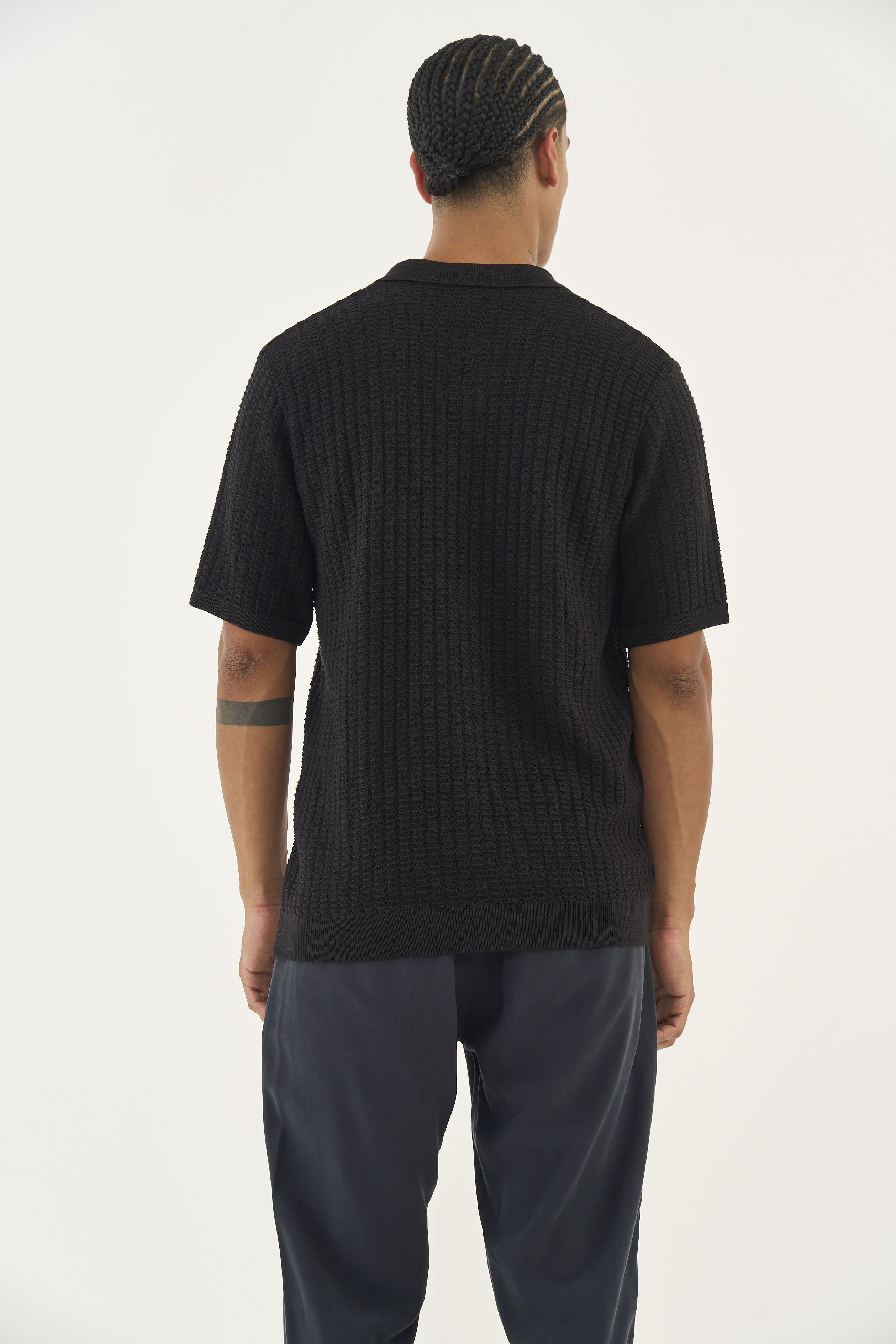 POLO TRICÔ G PRETO