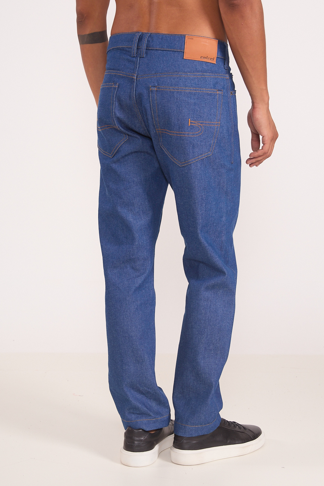 CALÇA JEANS RETA 42 INDIGO