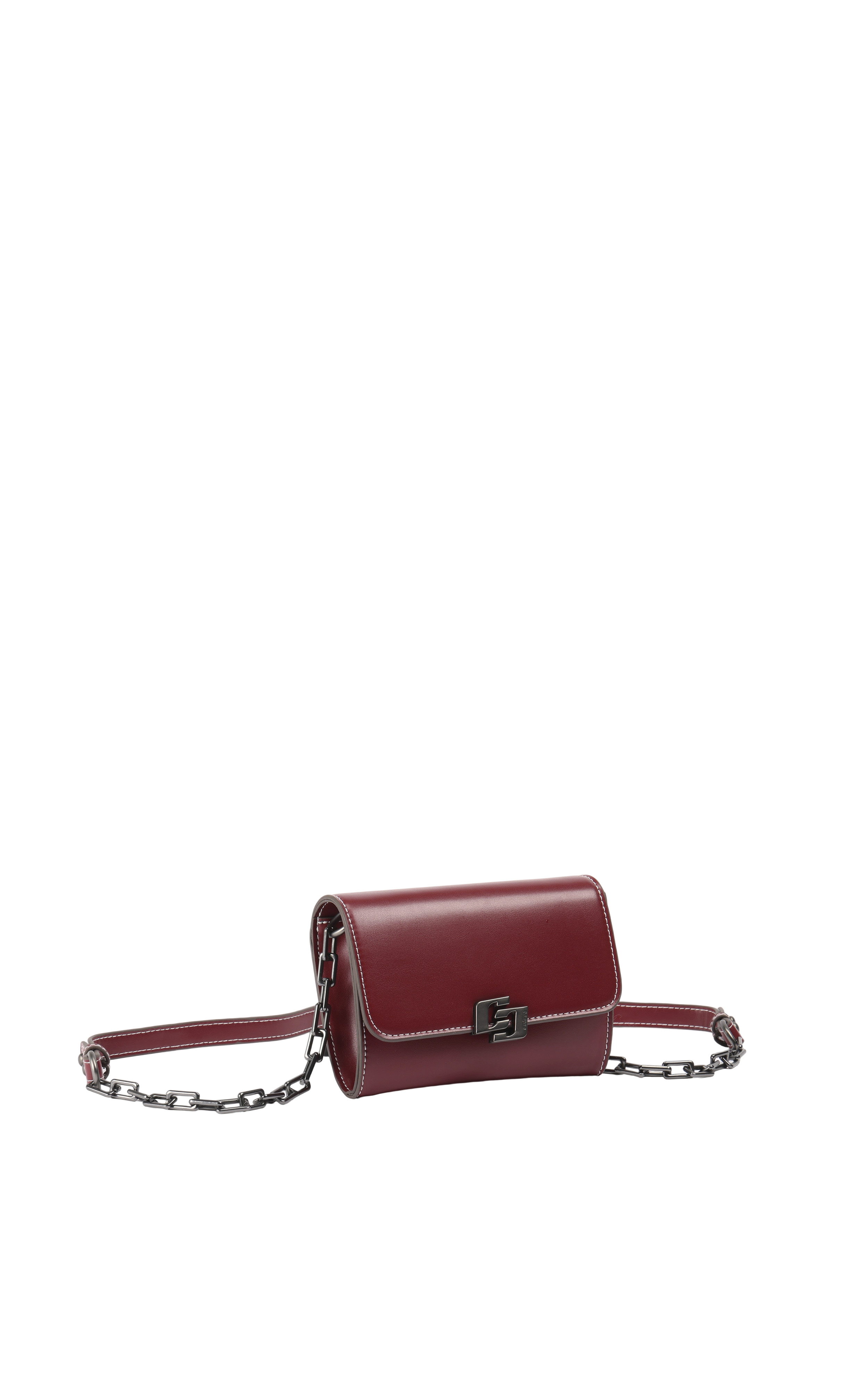 BOLSA COLCCI FEM CROSSBODY ICONIC U BORDO BLOODSTO