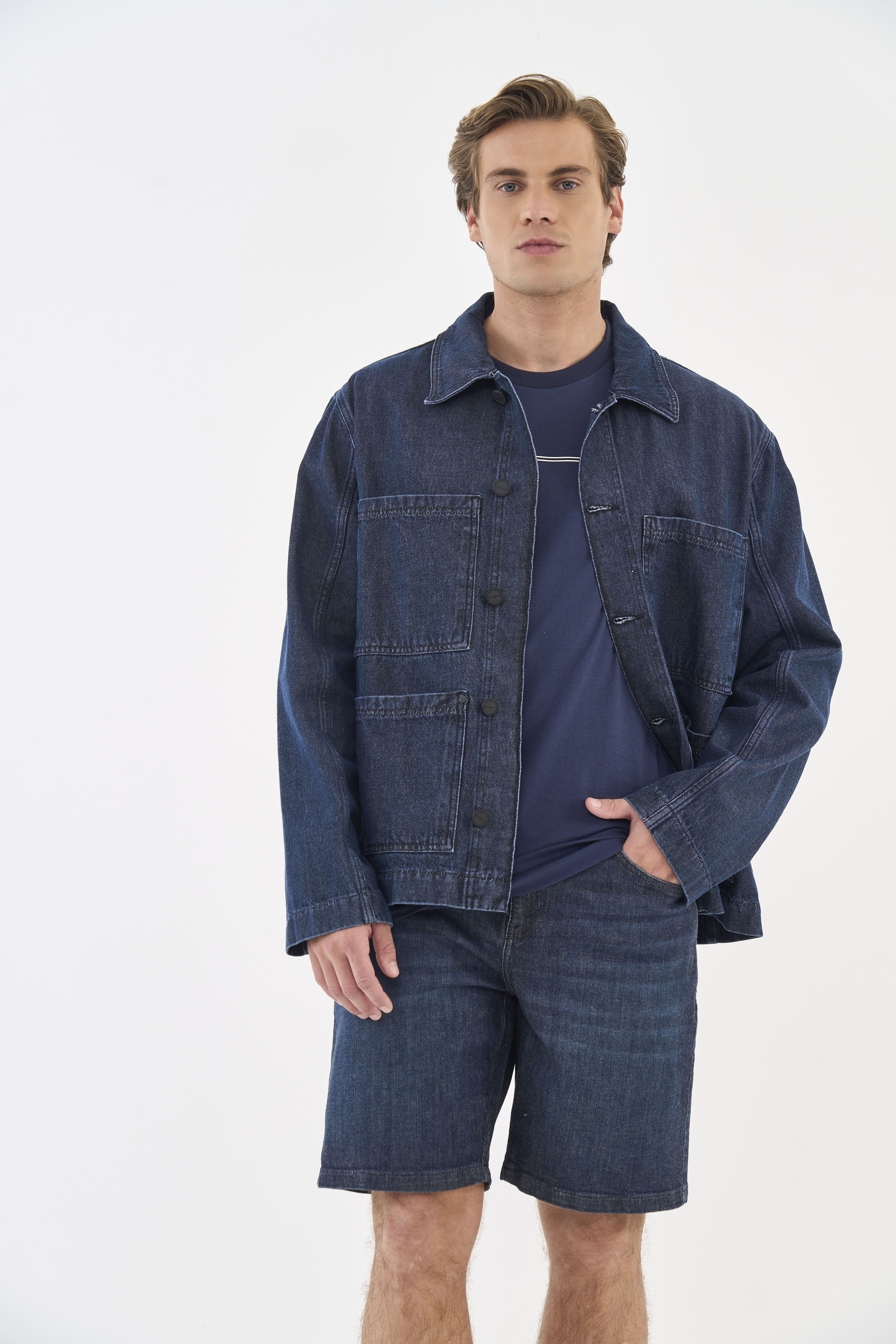 JAQUETA JEANS GG INDIGO