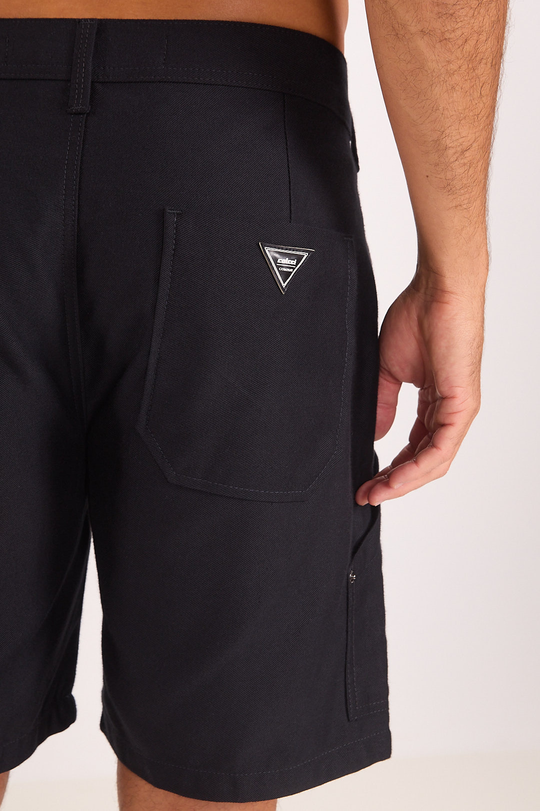 BERMUDA SARJA COMFY CARGO 38 PRETO