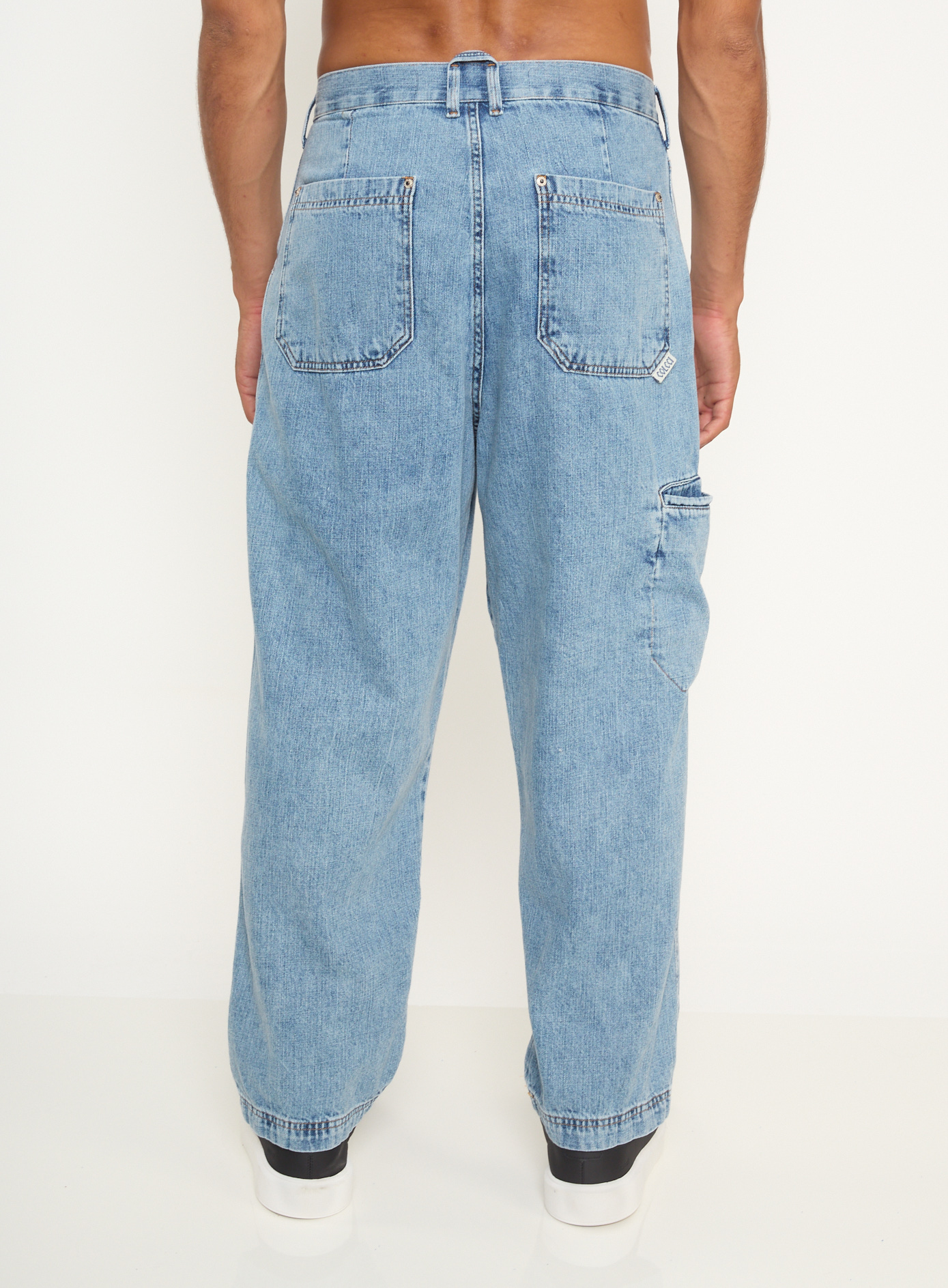CALÇA JEANS SLOUCHY 38 INDIGO
