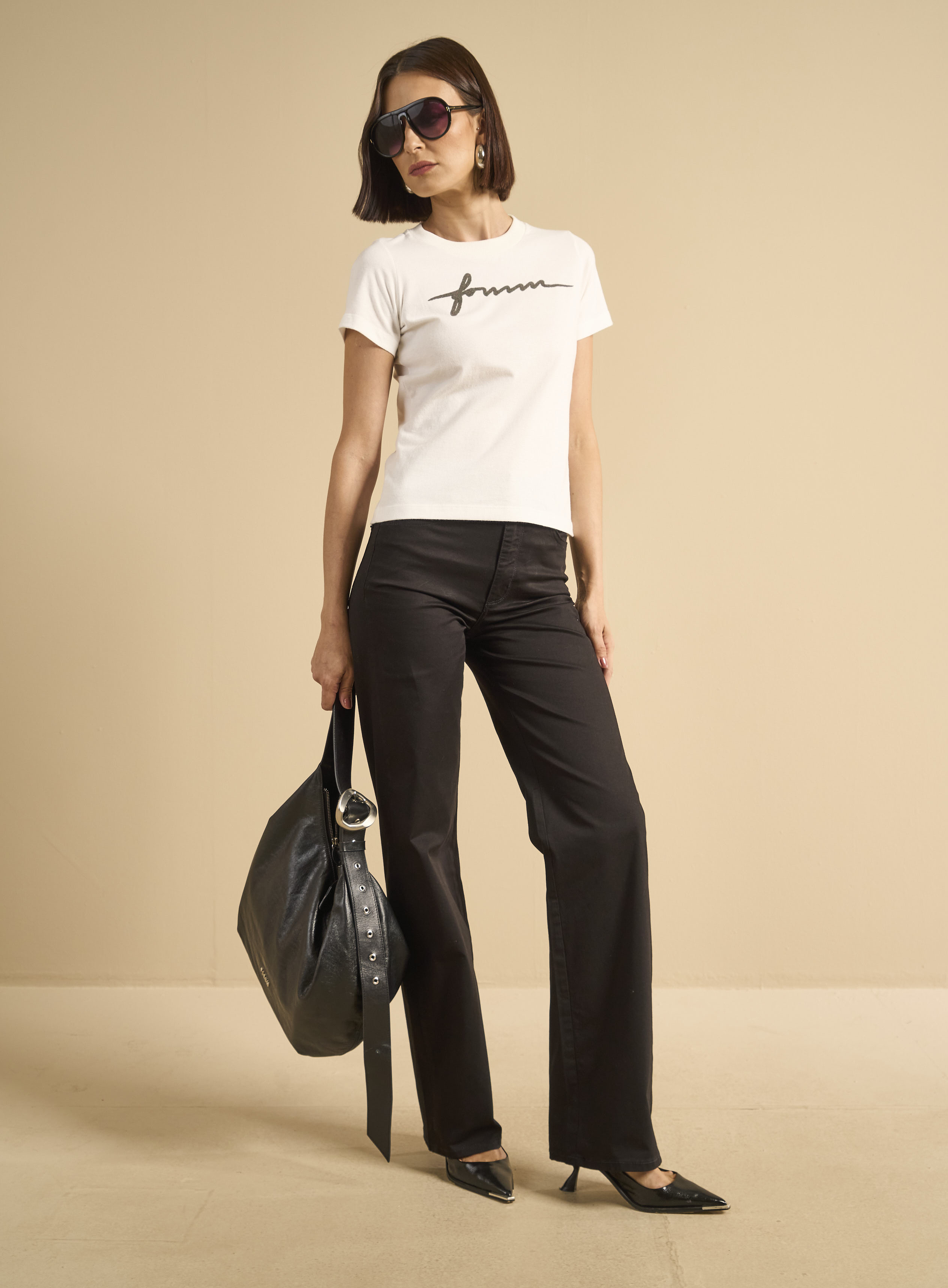 CALÇA SARJA BELLA STRETCH 38 PRETO