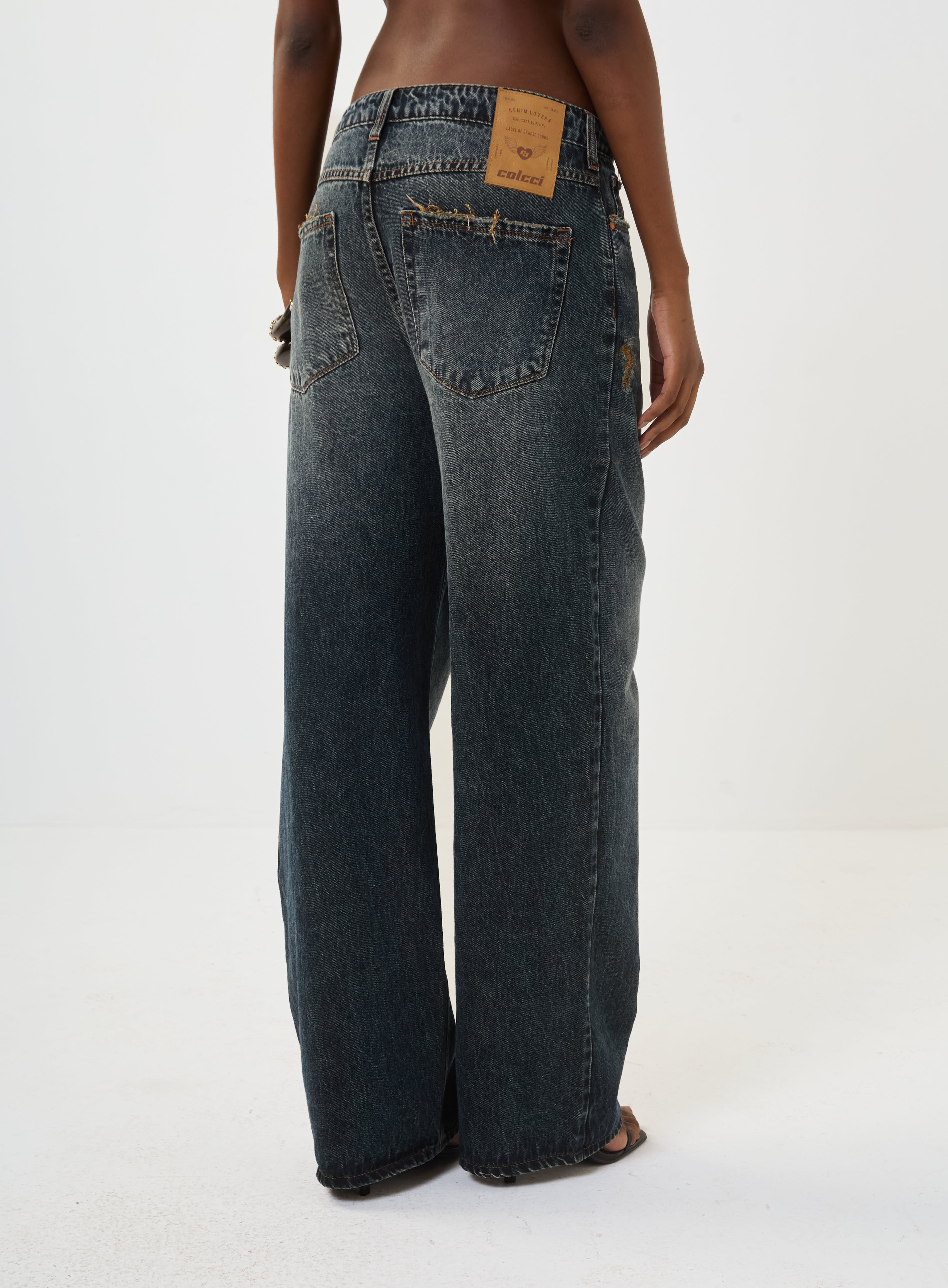 CALÇA JEANS BRUNA LOW 42 INDIGO