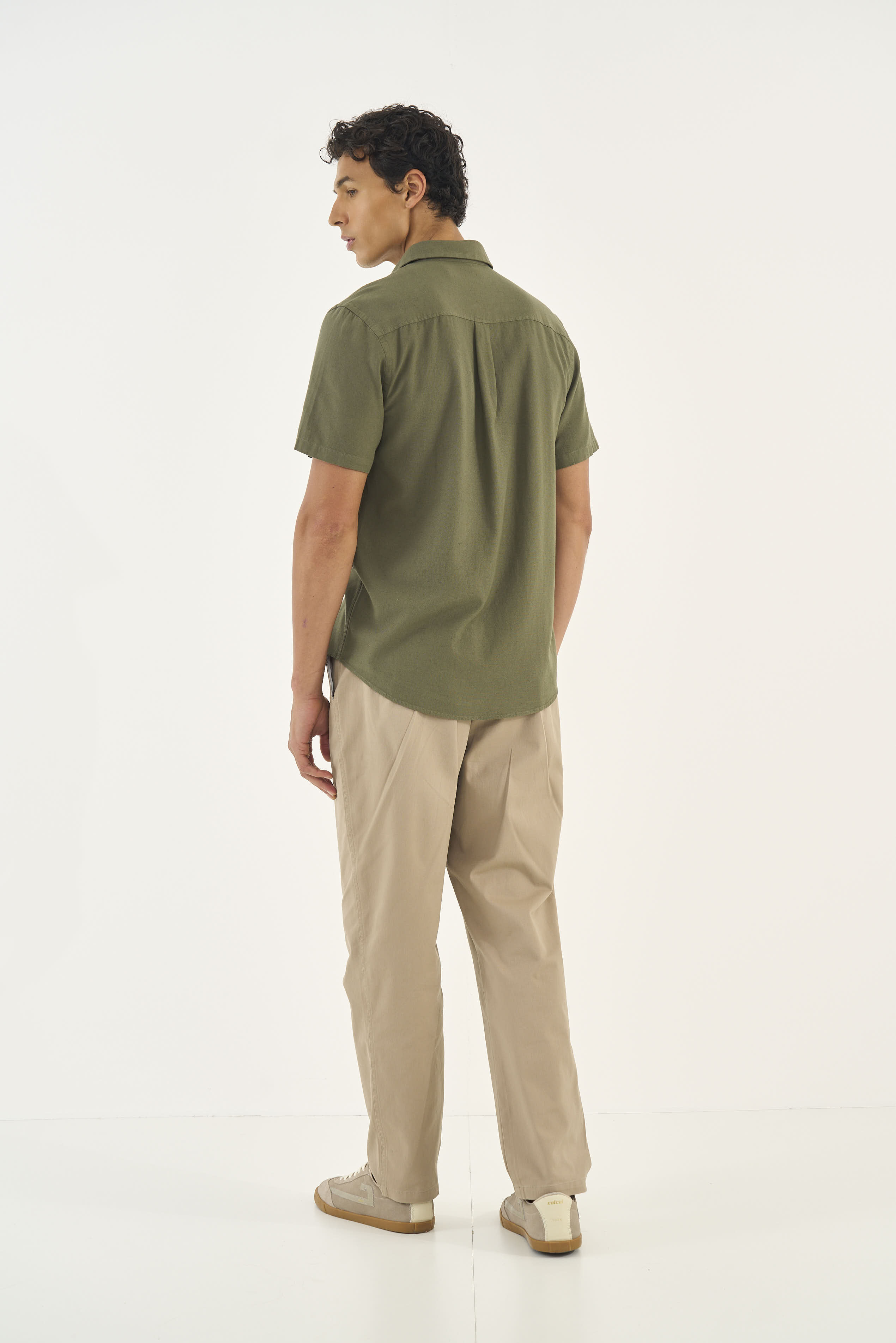 CAMISA LINHO RELAX GG VERDE DRAGON