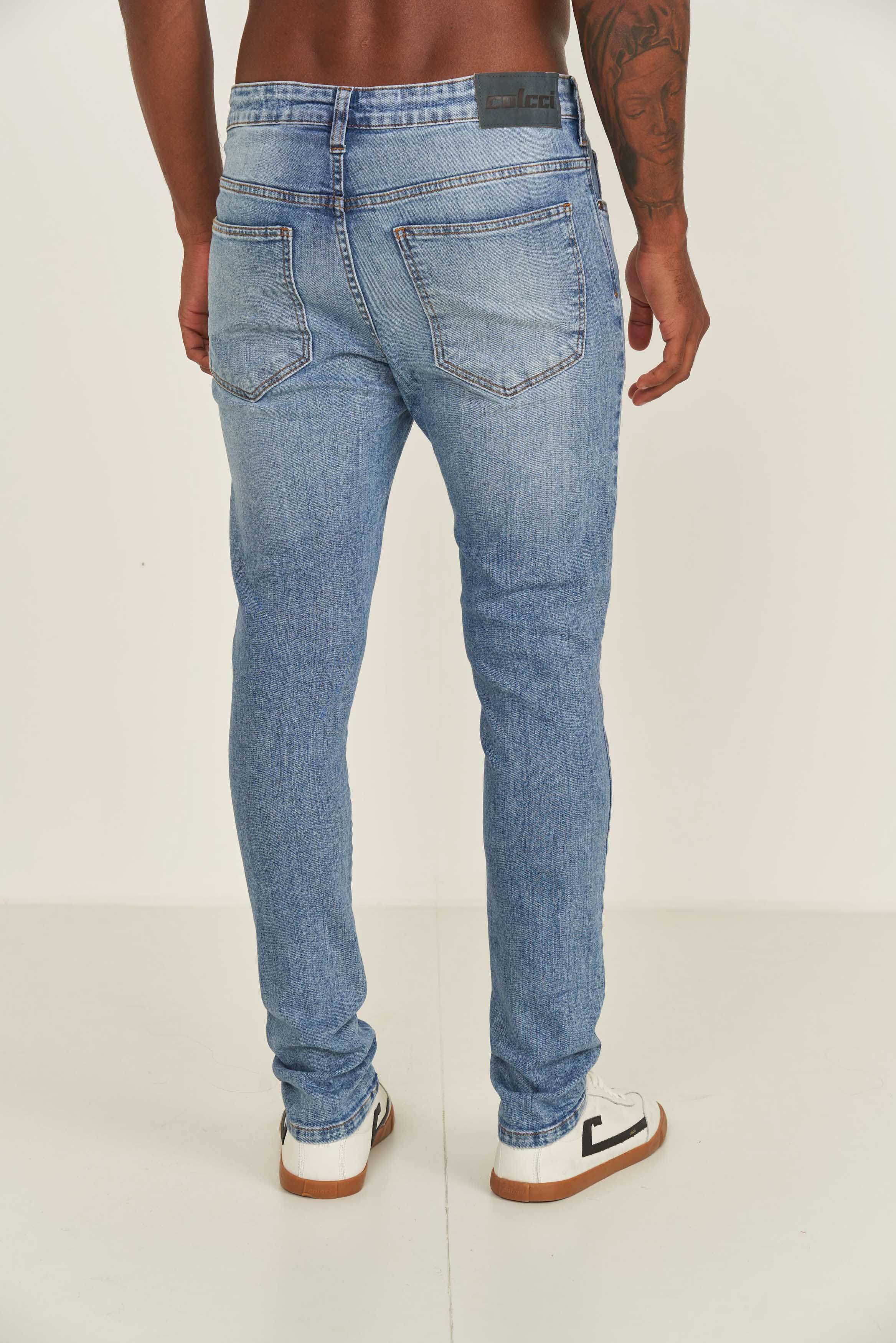CALÇA JEANS SUPER SKINNY 46 INDIGO