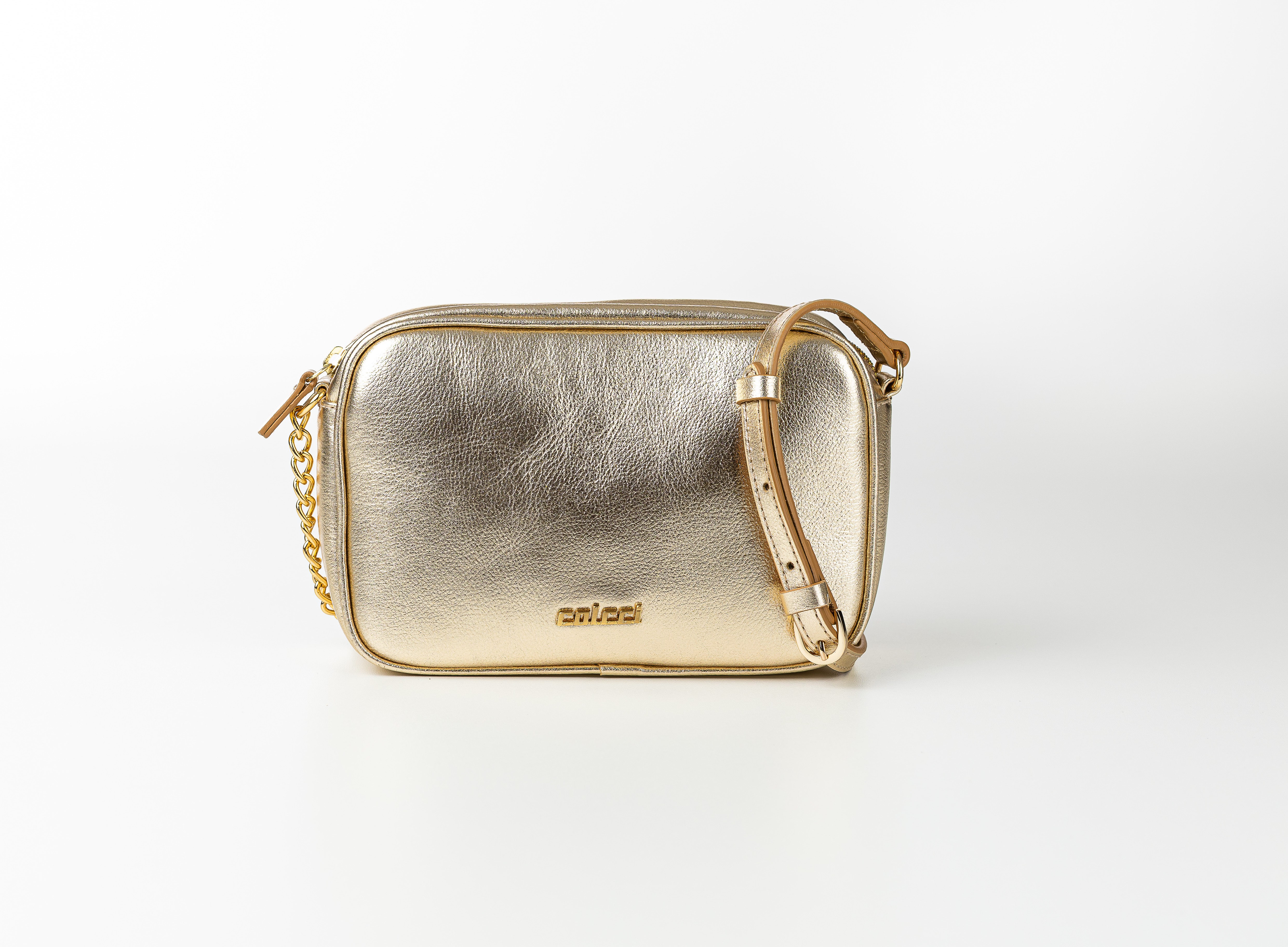 BOLSA COLCCI CAMERA BAG MEL U OURO LIGHT
