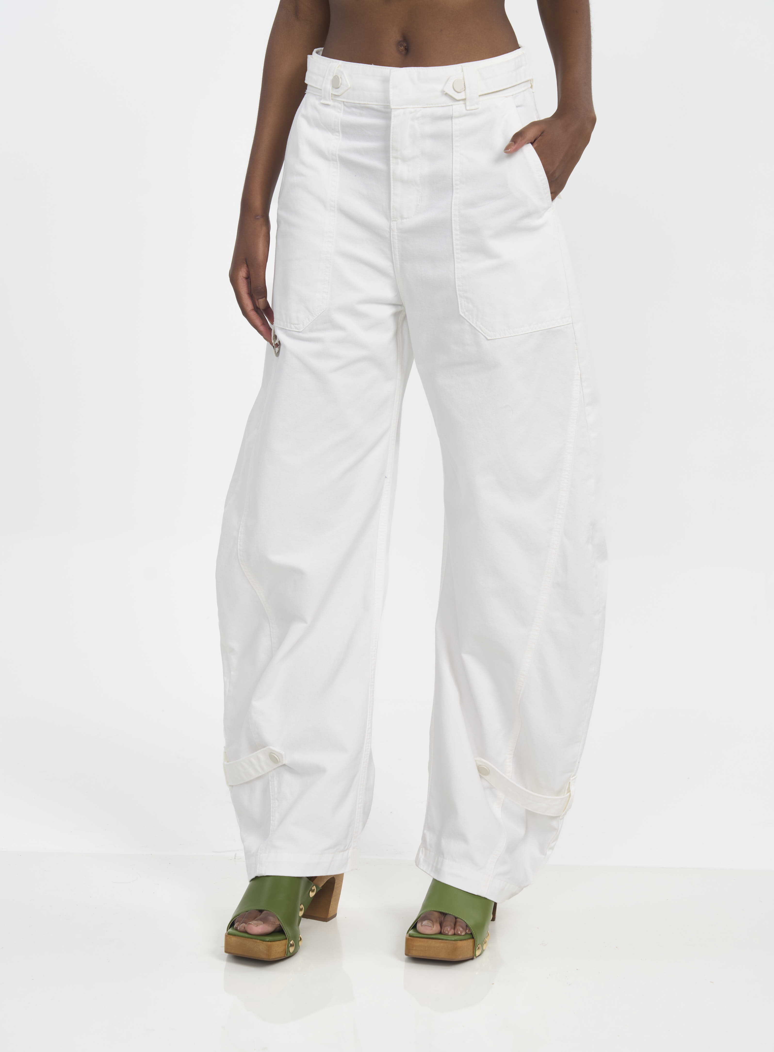 CALÇA SARJA LEONI LOW 34 OFF SHELL