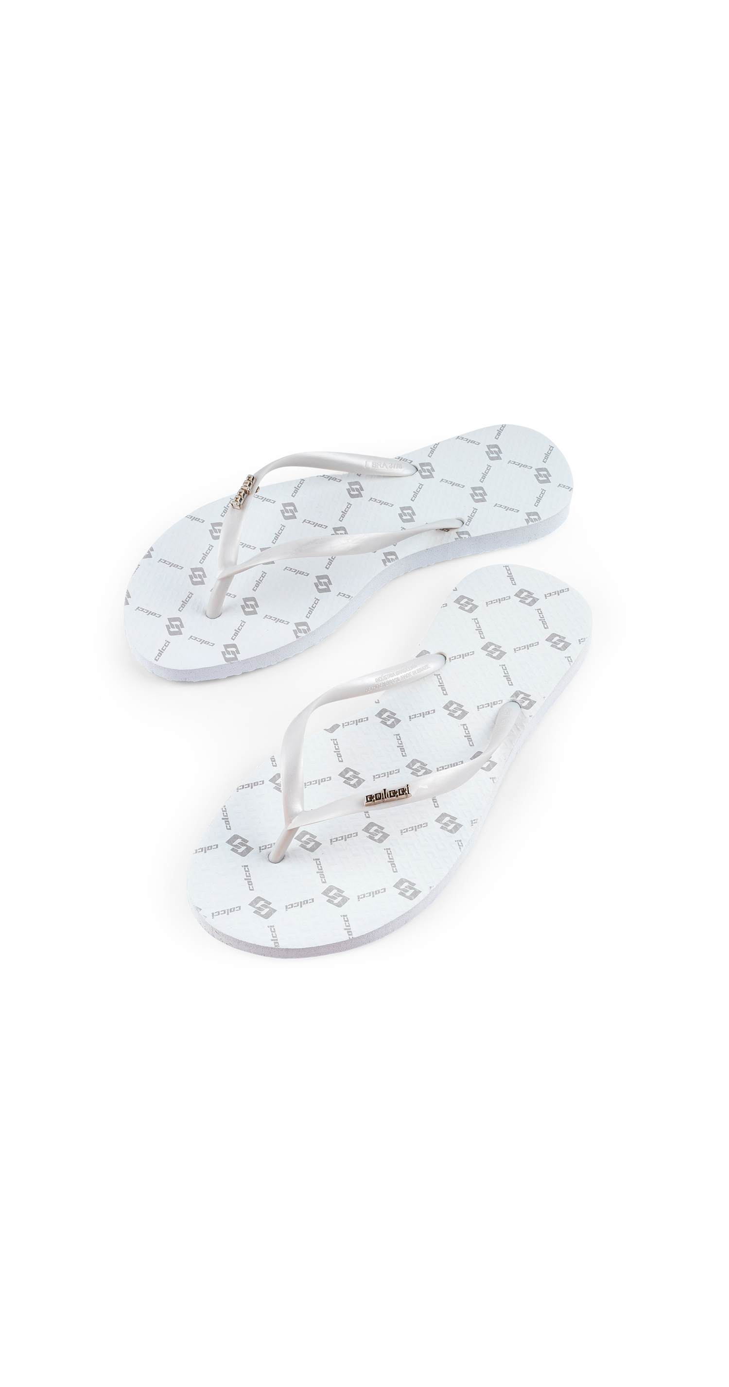 CHINELO FEM MONO METAL COLCCI 33-34 BRANCO