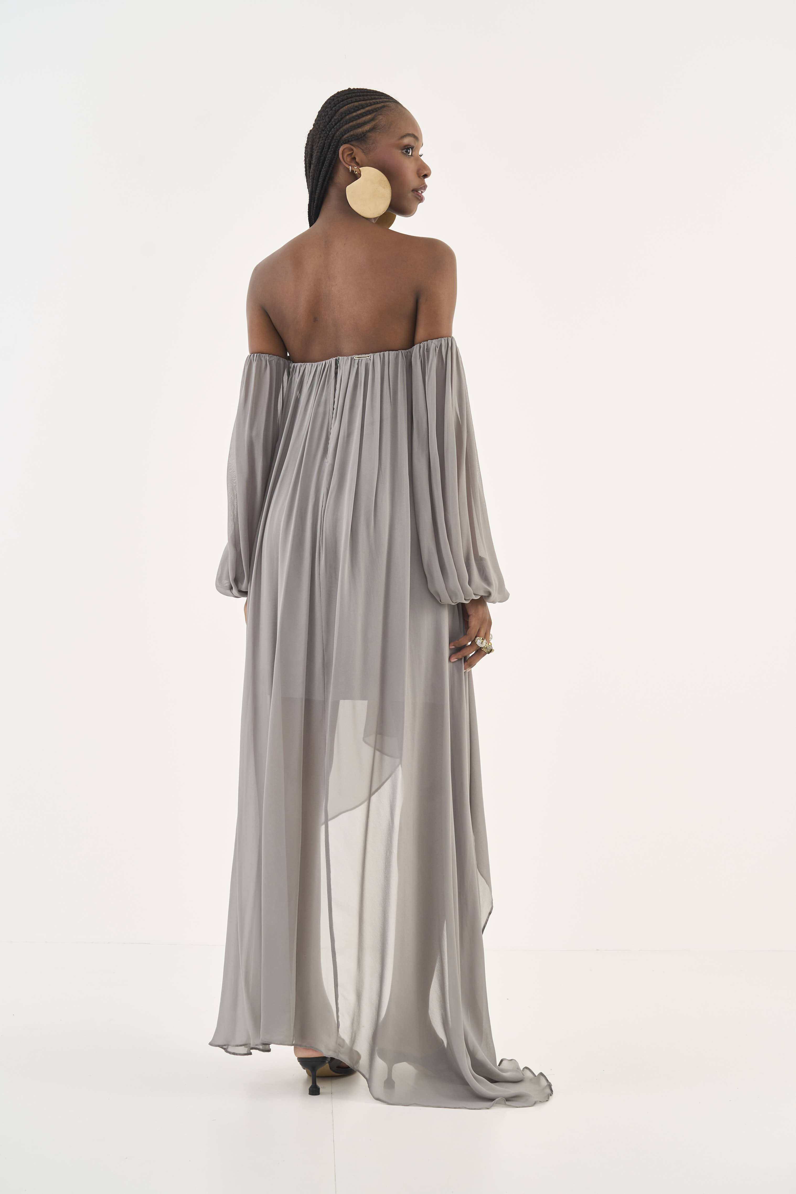VESTIDO COLCCI P CINZA ALITA