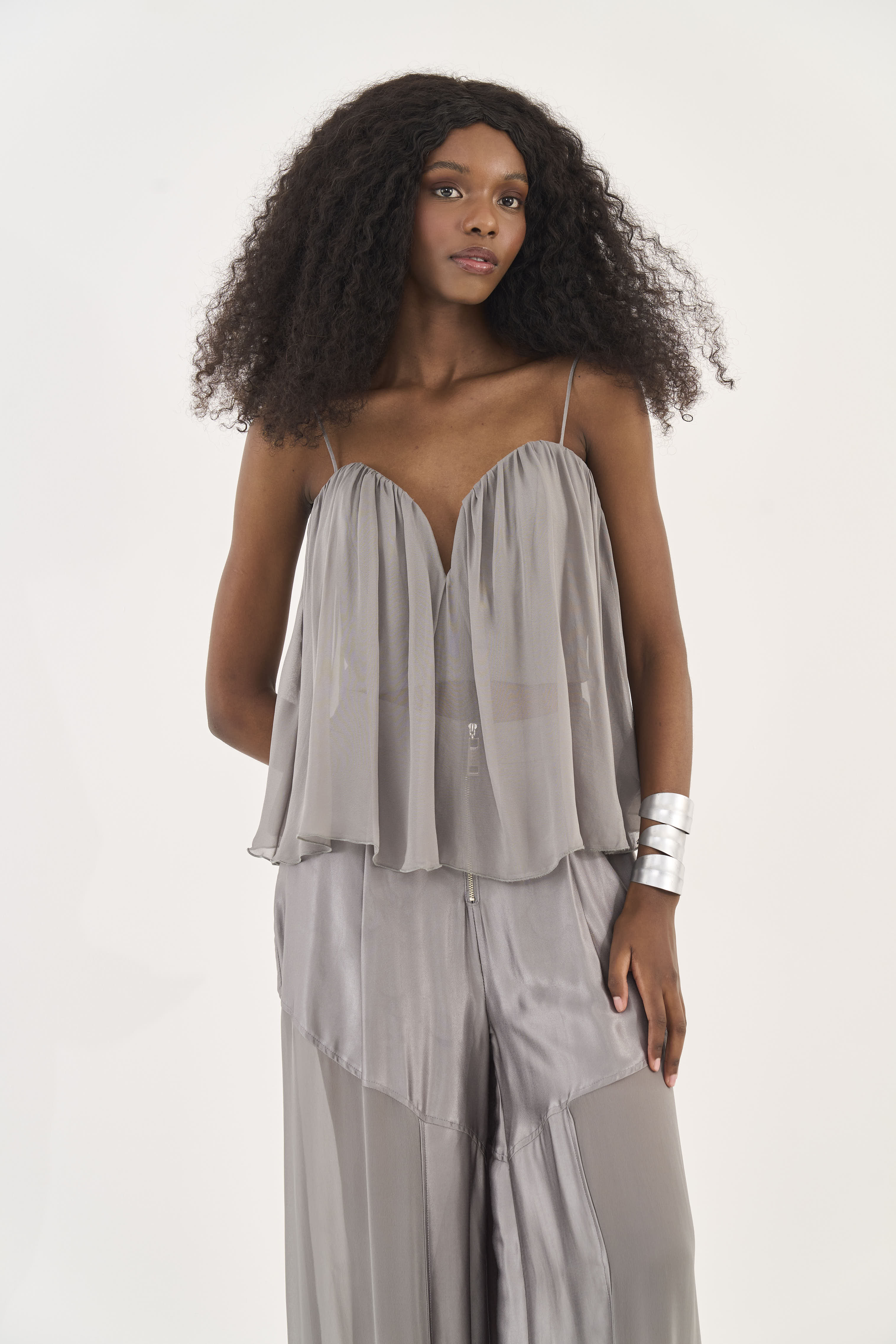 BLUSA COLCCI P CINZA ALITA