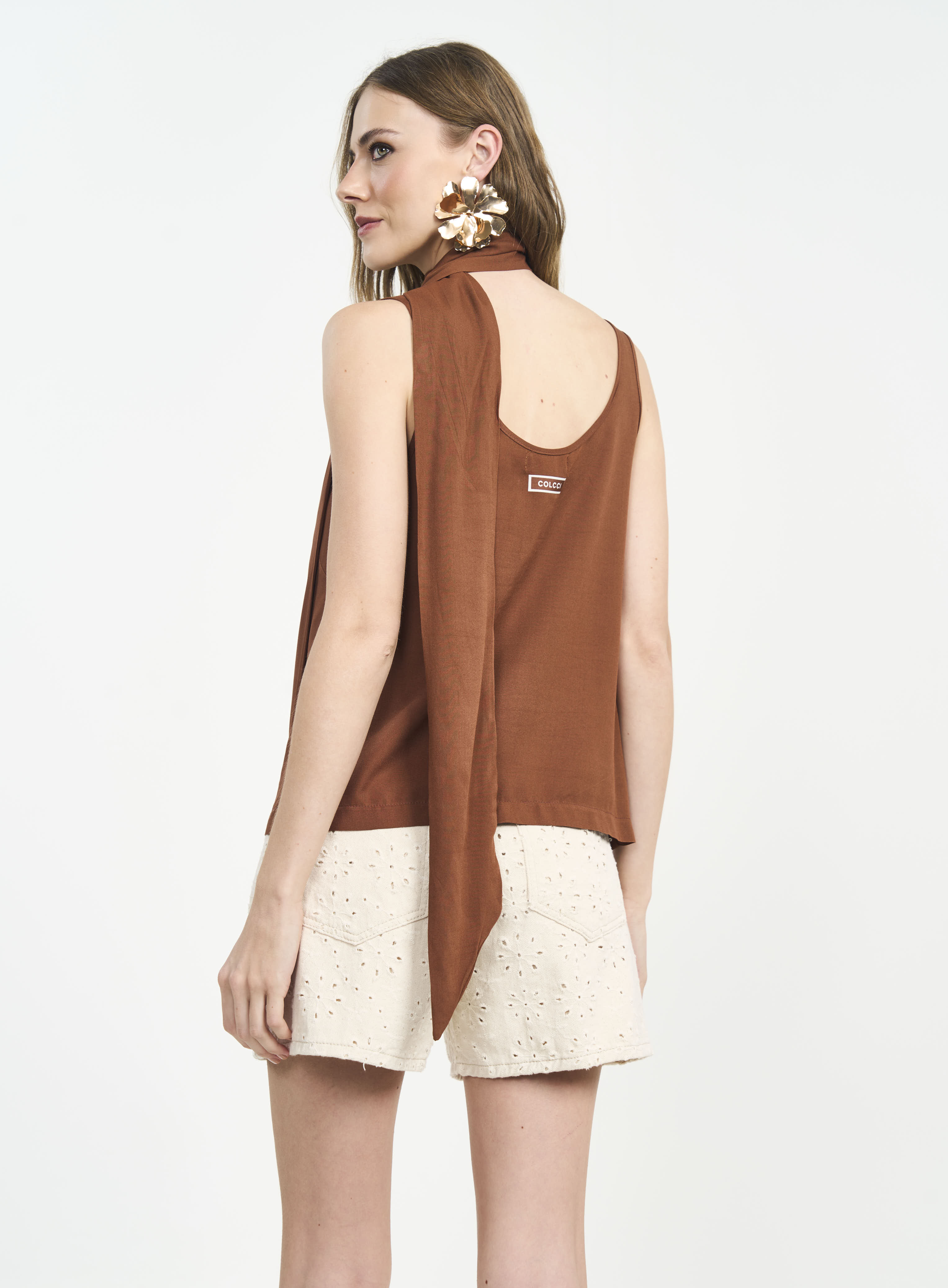 BLUSA COLCCI M MARROM TIRAMISU